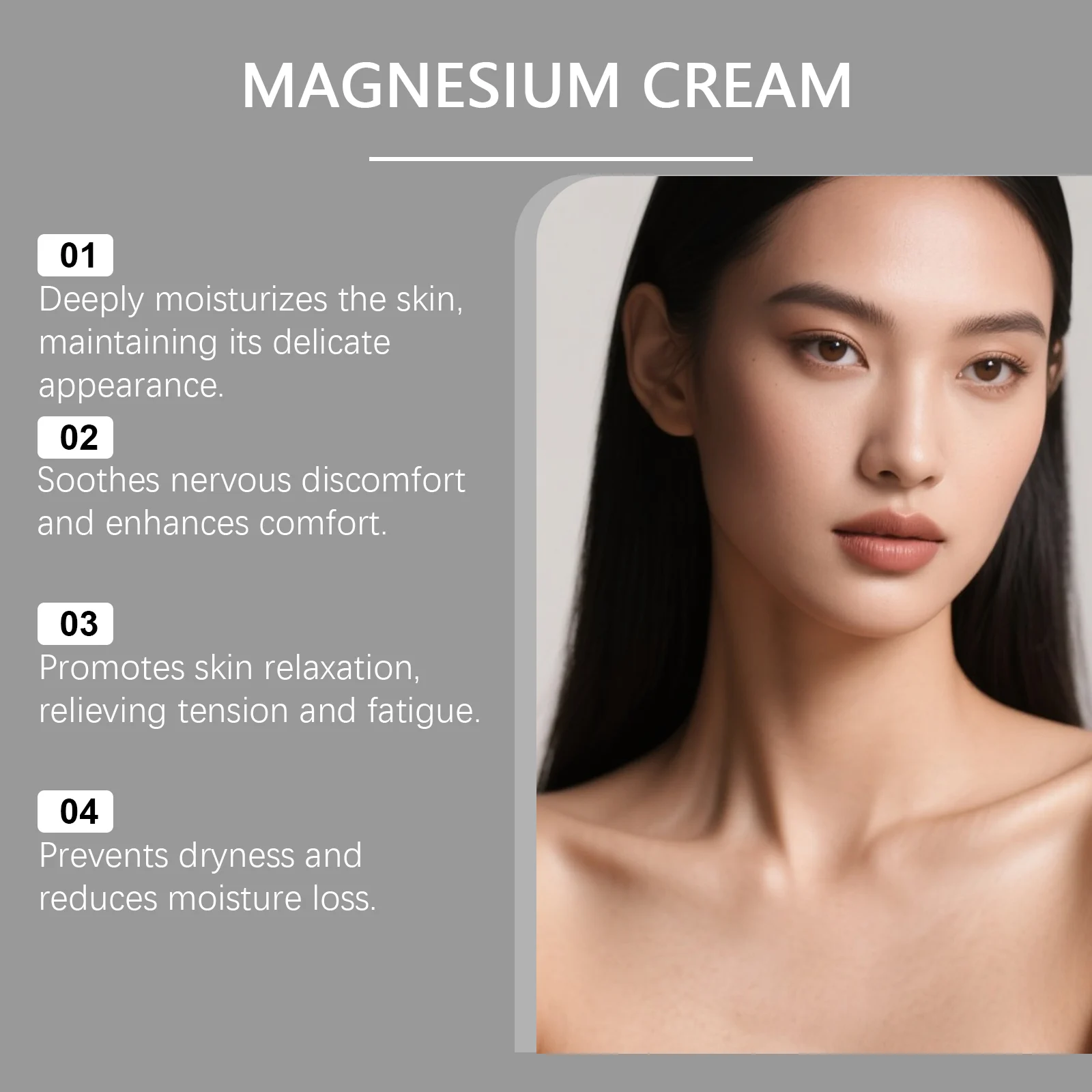 OceAura Magnesium Body Cream for Deep Hydration and Skin Soothing, 114g/4oz 6 magnesium body cream der 2smks3sj desc 6