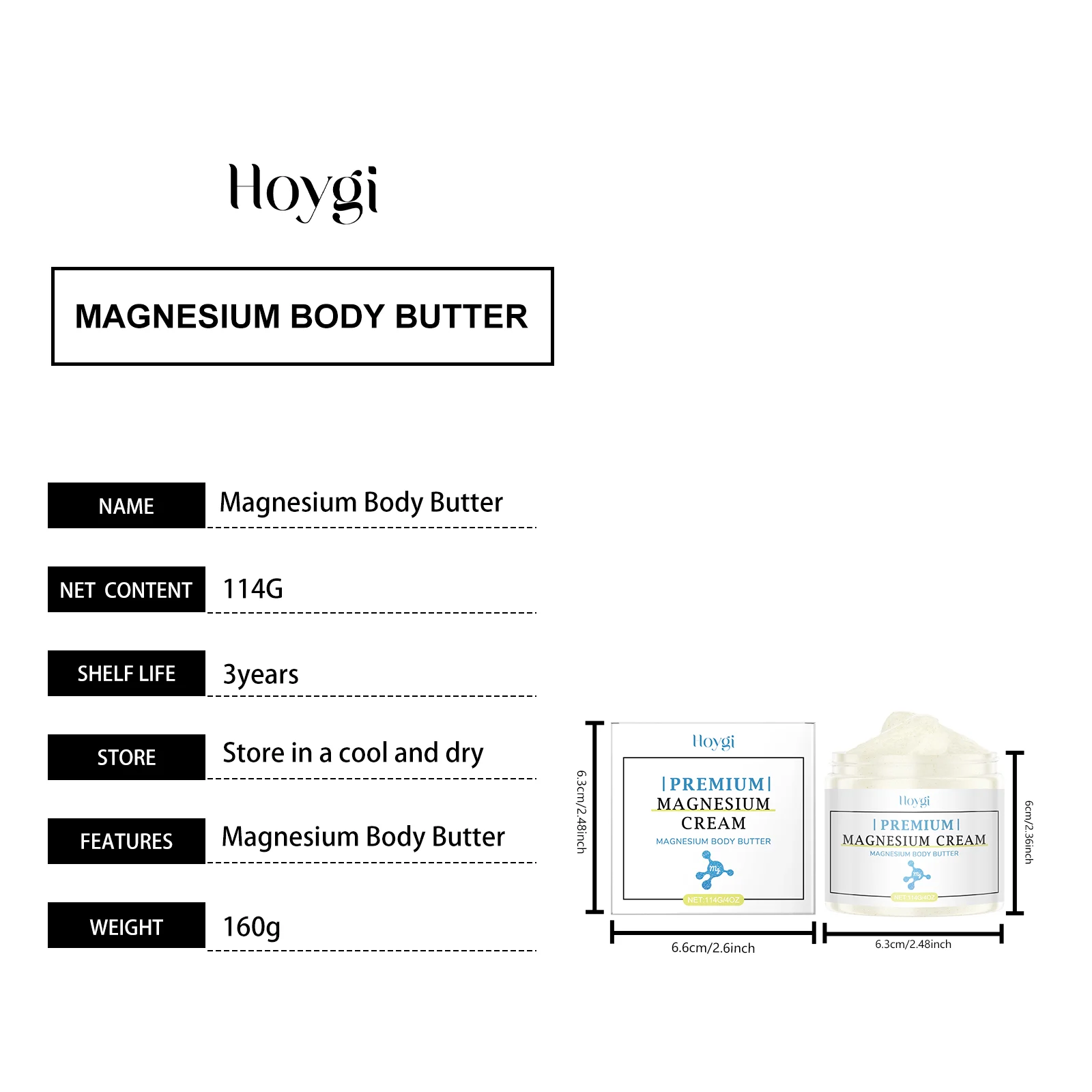 Magnesium Sleep Cream for Body Relief 114g Hydrating Night Moisturizer for Muscle Soreness & Better Sleep 1 magnesium sleep body cream 114g cih wtvafxq5 desc 1