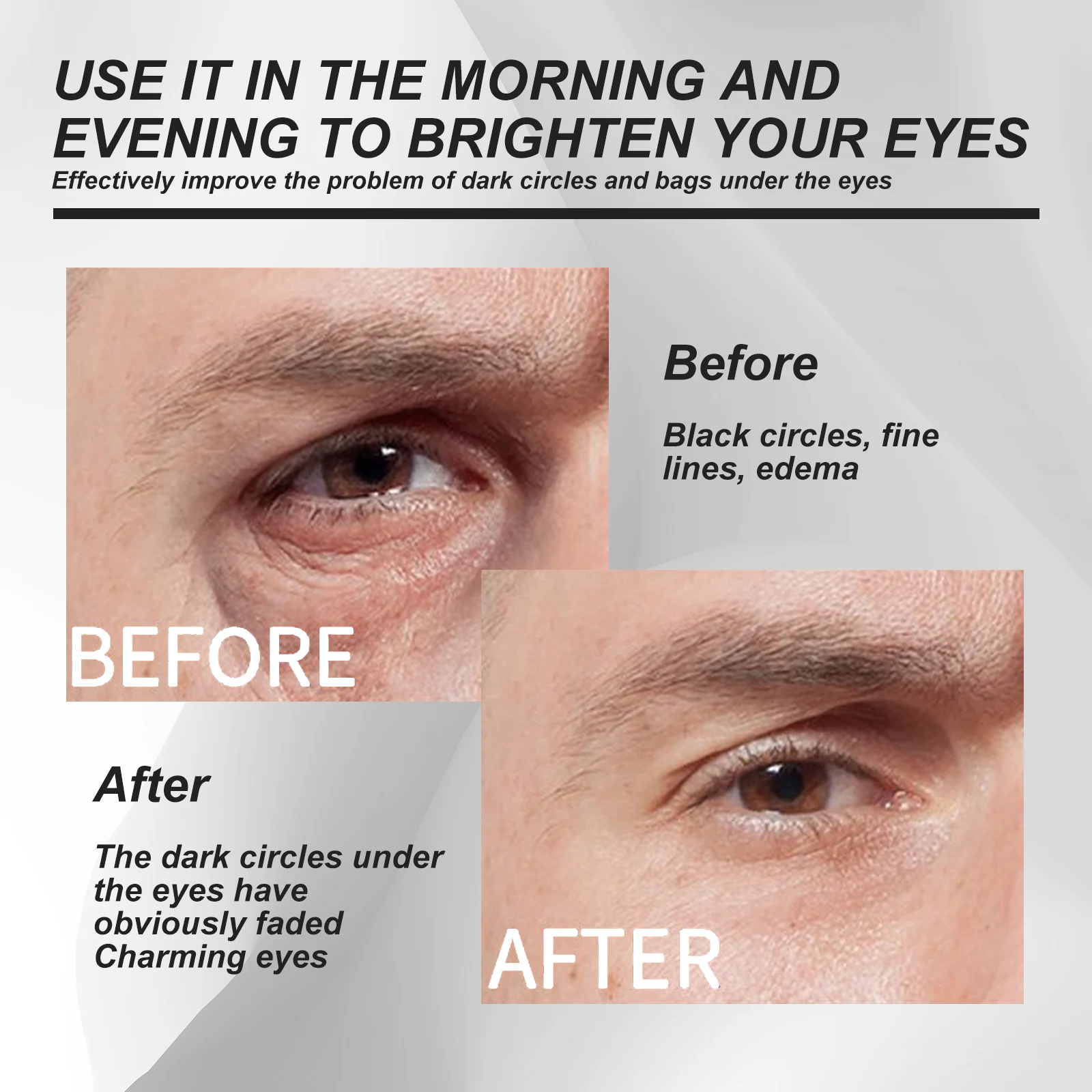 Men's Eye Cream Dark Circles Puffiness Wrinkle Firming Hydrating Eye Treatment 7ml 6 mens eye cream dark circles puffiness wrinkle firming 7ml cih m46ppvvs desc 6