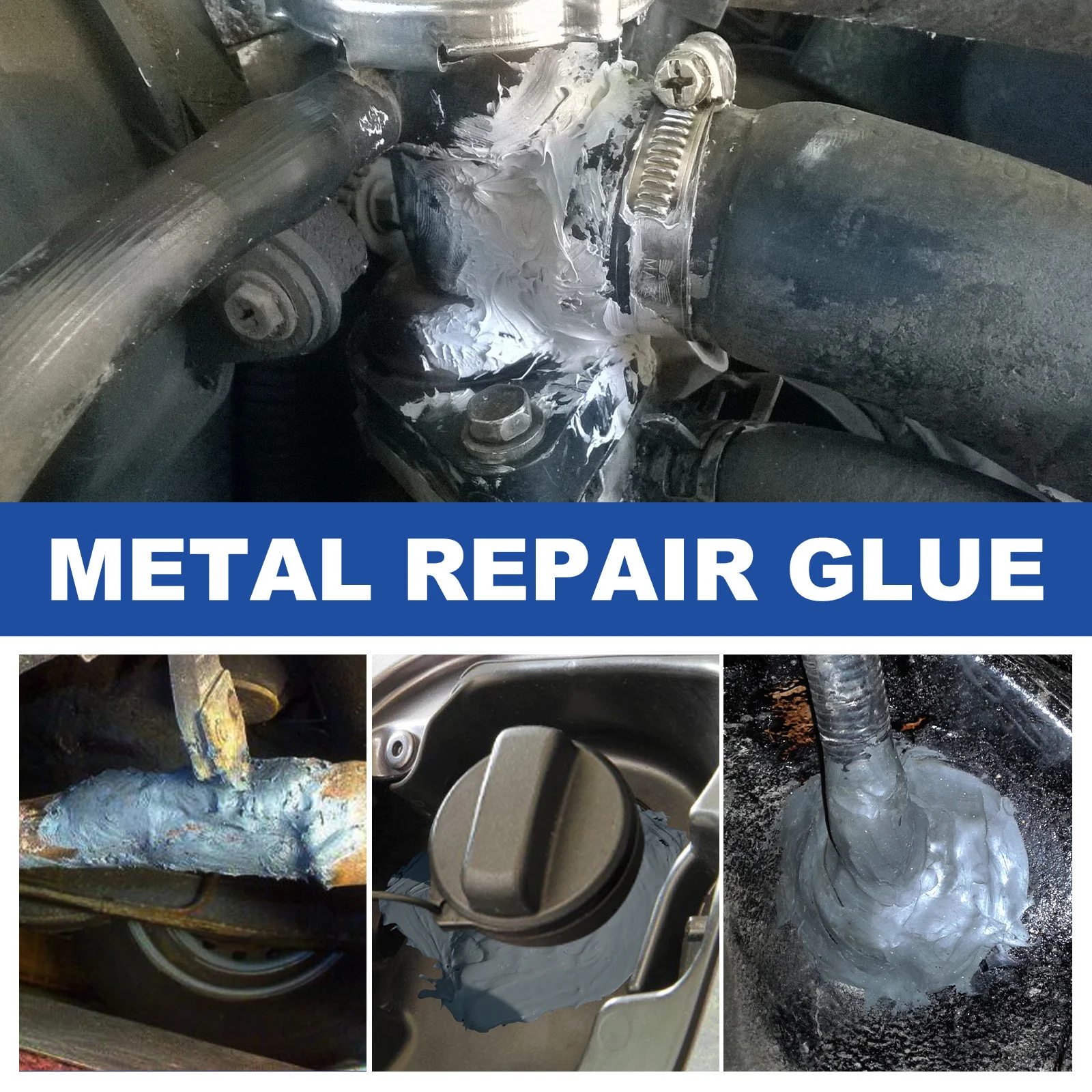 Metal Repair Epoxy Adhesive 100ml High Temperature Resistant Glue for Cracks and Leaks 6 metal epoxy repair glue 50ml cih pexvpe6y desc 6