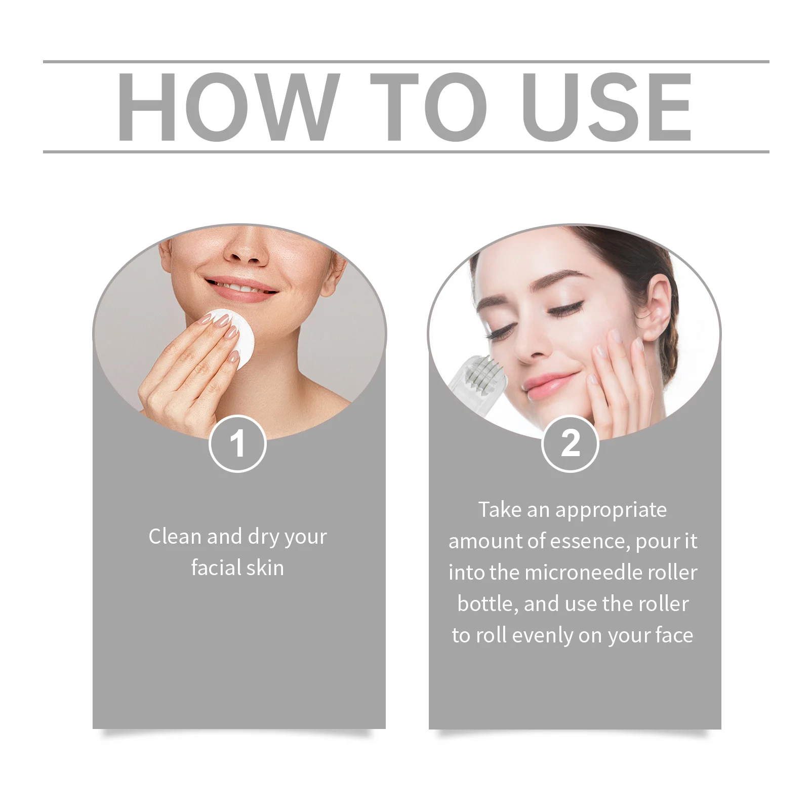 Microneedle Roller Set with Anti-Aging Serum for Face Hydration and Firming 4 microneedle roller set anti aging serum firming cih uafsfpby desc 4