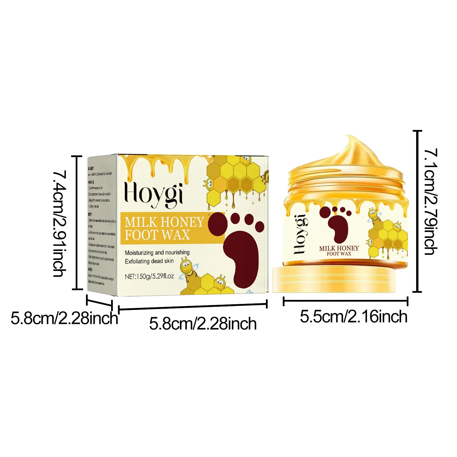 Hoygi Milk Honey Peel Off Hand and Foot Mask Exfoliating Hydrating Repair 1 milk honey peel off foot mask cih 3pj7n8h9 desc 1
