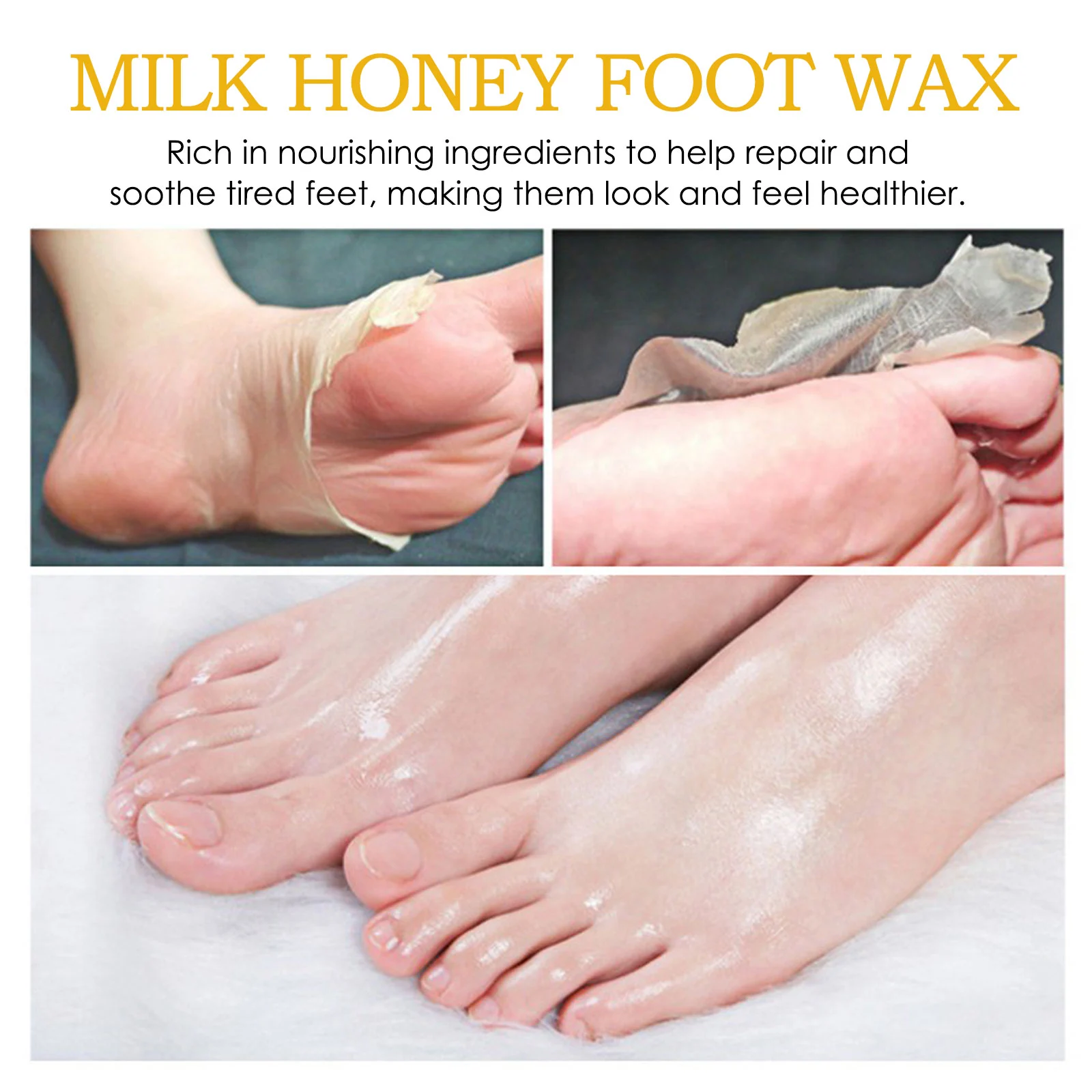 Hoygi Milk Honey Peel Off Hand and Foot Mask Exfoliating Hydrating Repair 6 milk honey peel off foot mask cih 3pj7n8h9 desc 6
