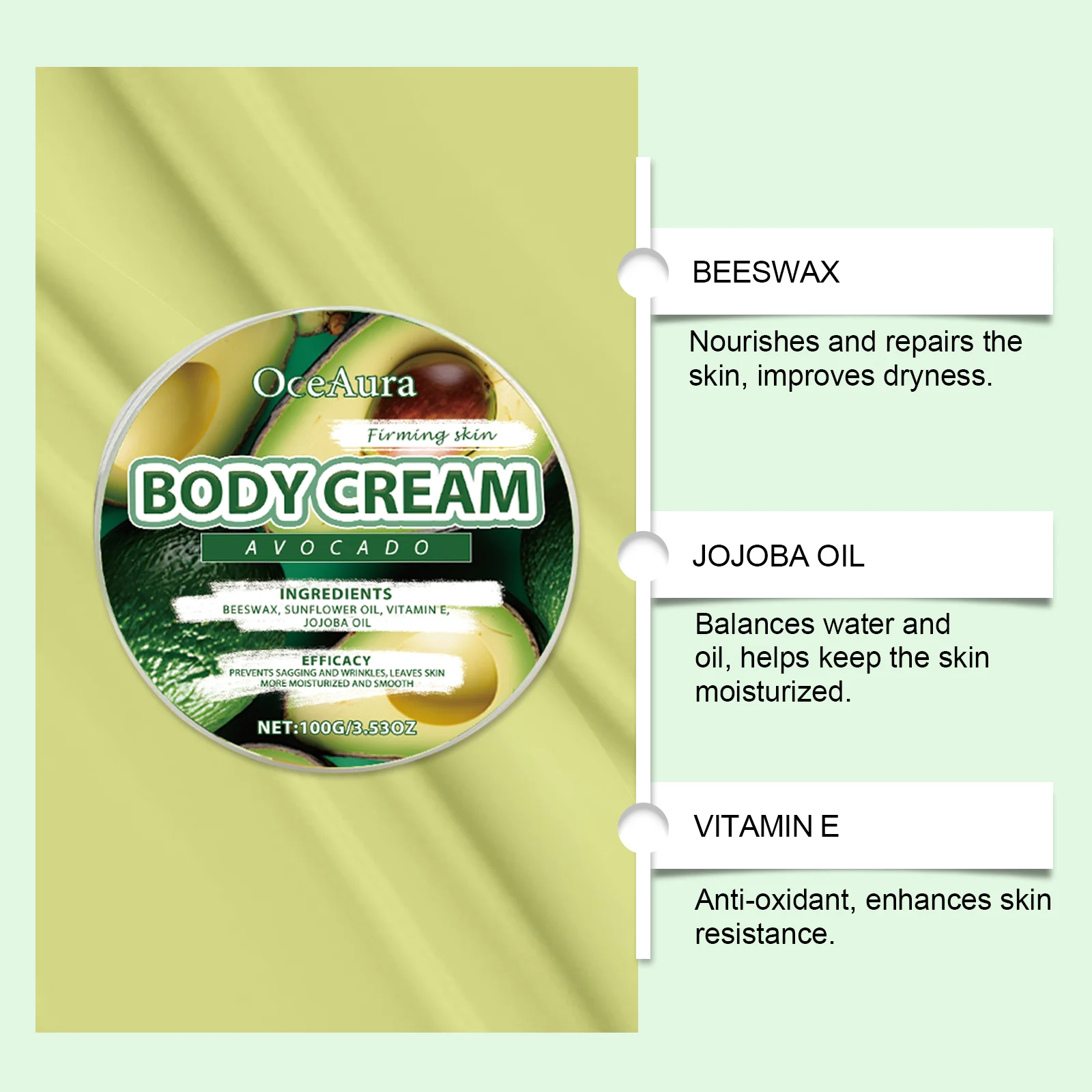Moisturizing Body Cream 100g Deeply Nourishes Dry Skin for Smooth & Supple Feel 6 moisturizing body cream 100g cih d7xsvape desc 6