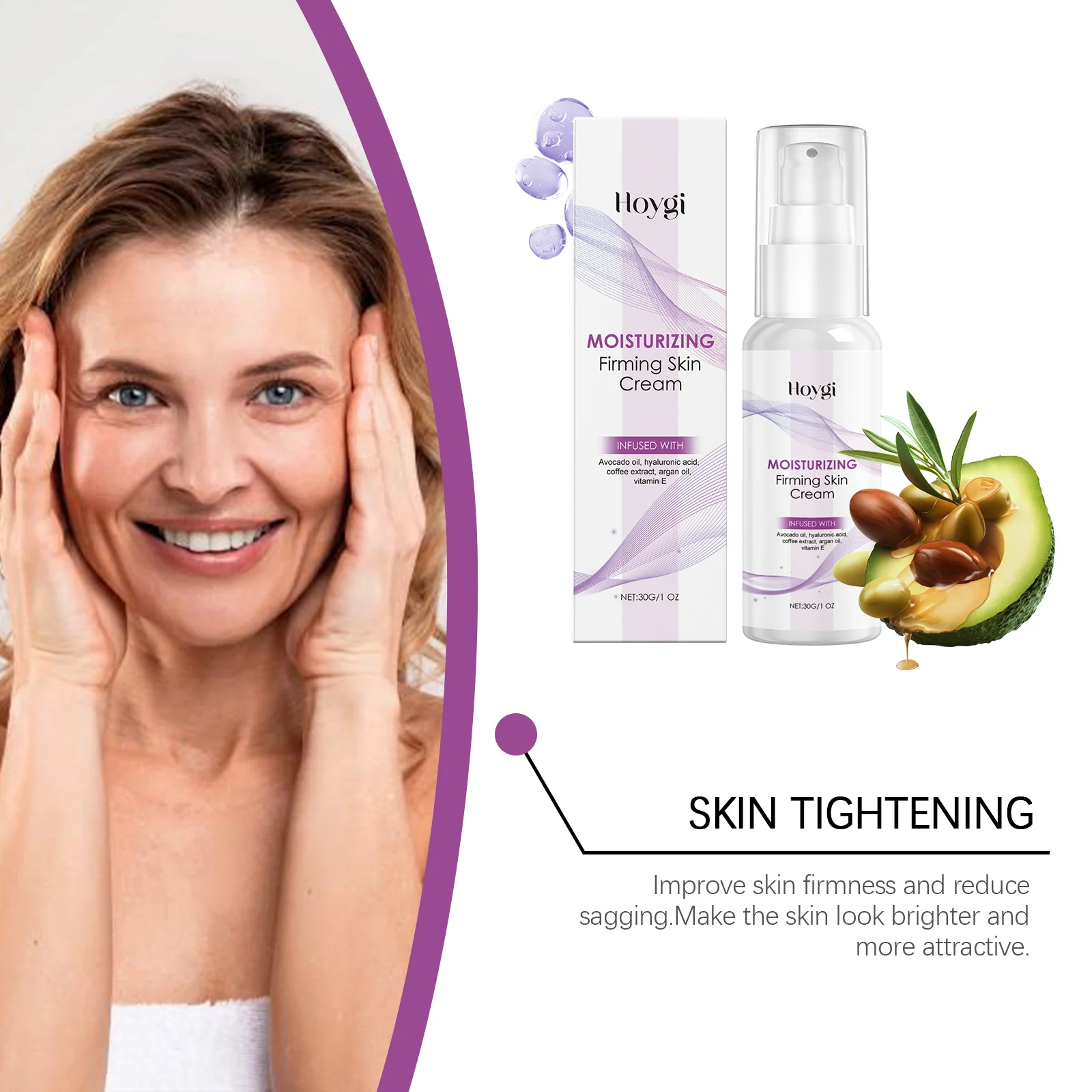 Hoygi Moisturizing Firming Skin Cream with Avocado Oil & Hyaluronic Acid 7 moisturizing firming skin cream cih 3gbkha6b desc 7