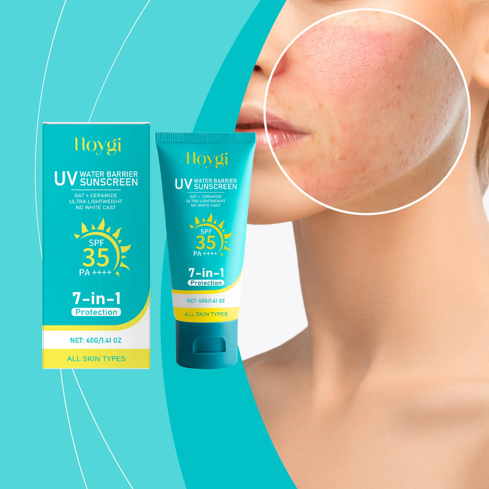 Hoygi Moisturizing Lightweight Sunscreen SPF PA++++ for All Skin Types 2 moisturizing lightweight sunscreen cih 57kzcsdk desc 2