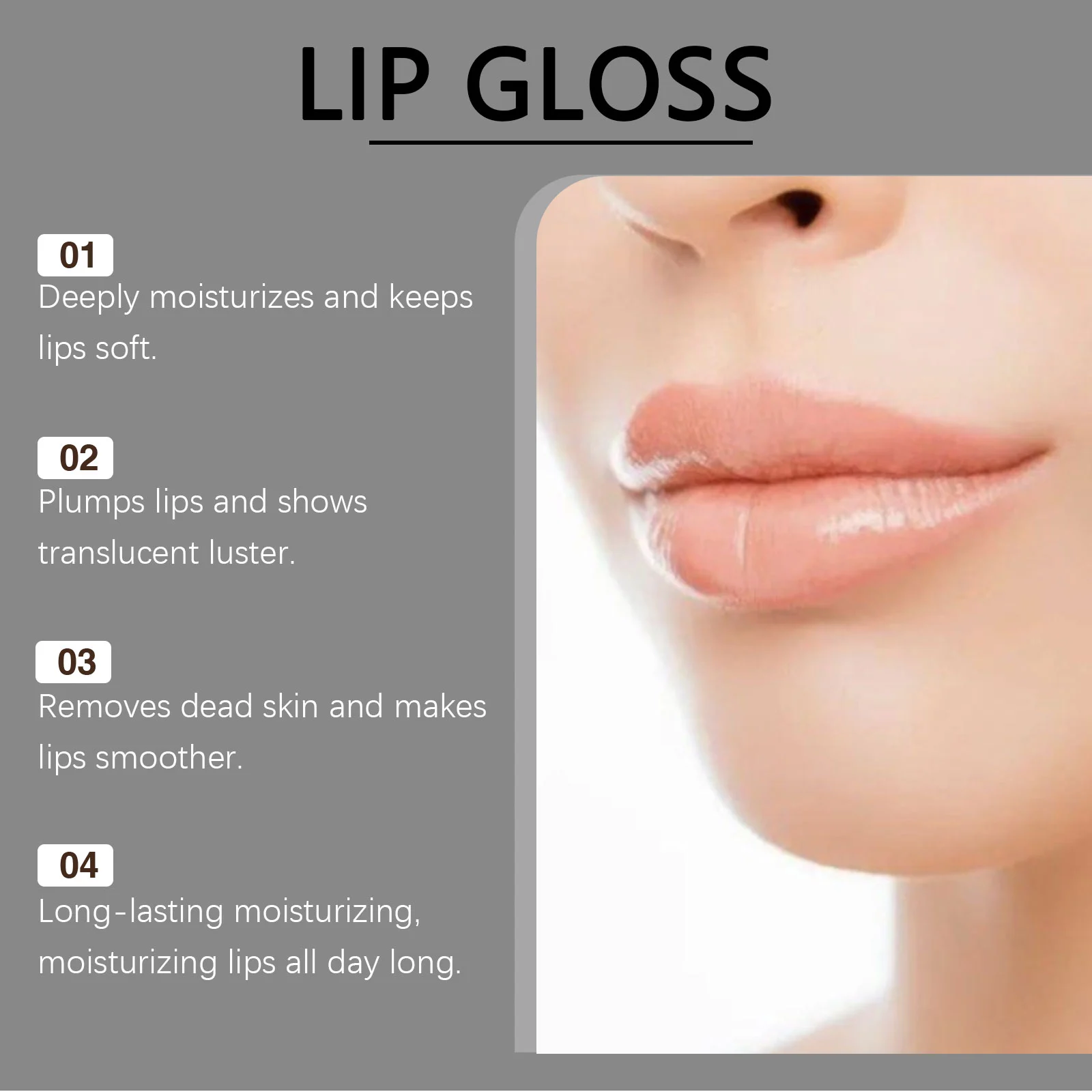 Moisturizing Lip Gloss 15g Hydrating Nourishing Lip Oil for Smooth Plump Lips 10 moisturizing lip gloss 15g hydrating nourishing lip oil der 85ggm9rd desc 10
