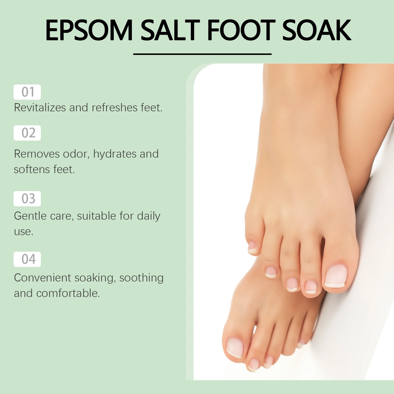 OceAura Mugwort Epsom Salt Foot Soak - Hydrates, Softens, Removes Odor 8 mugwort epsom salt foot soak der ue7j3xnx desc 8