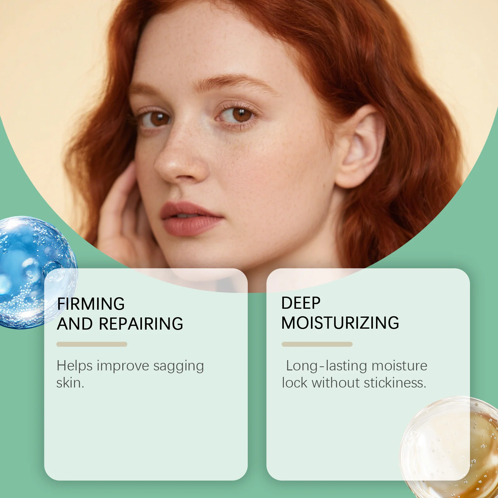 Mung Bean Pore Tightening Serum 50ml Lightweight Firming Moisturizing Essence for Sagging Skin 5 mung bean pore tightening serum 50ml der ytr4zhz6 desc 5