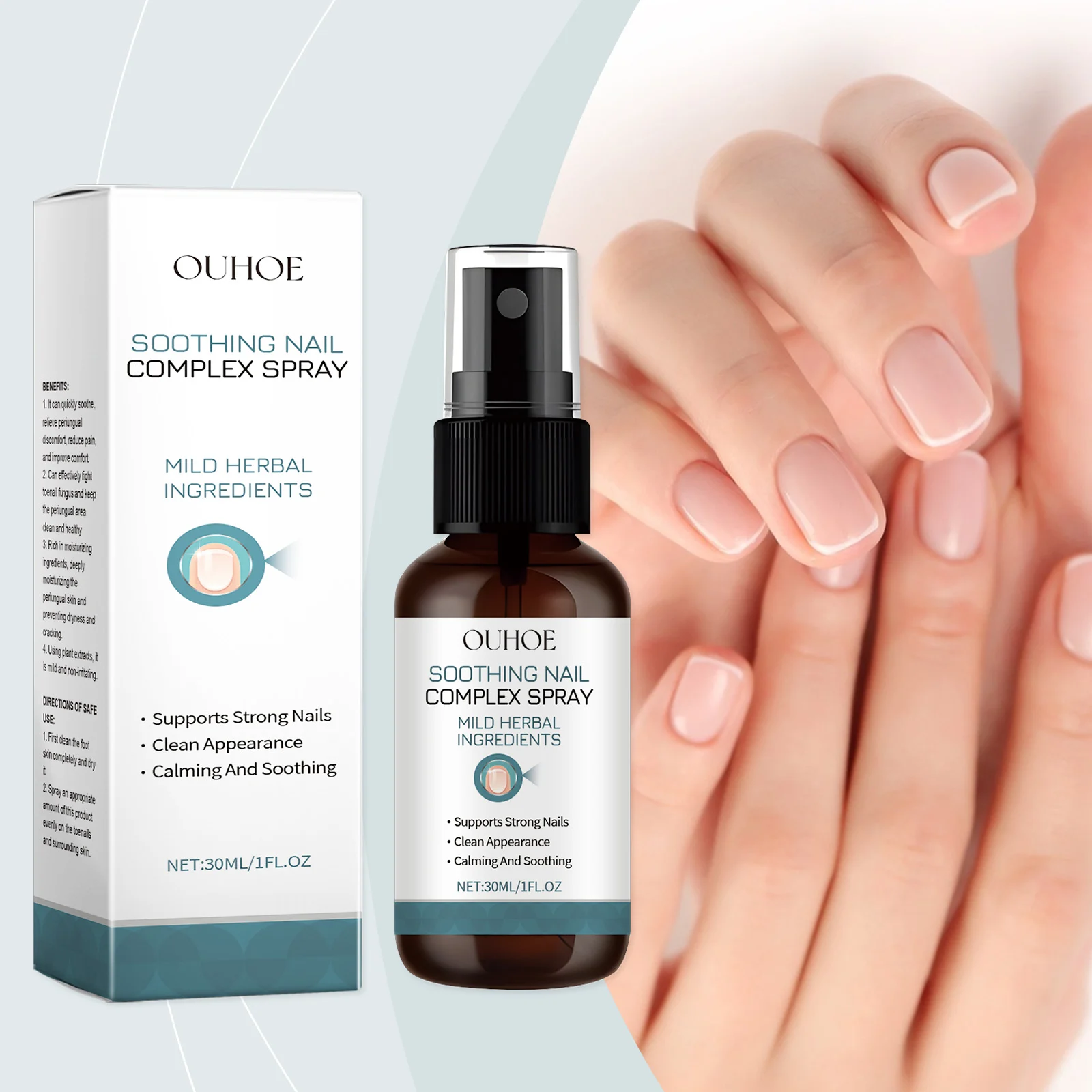 Nail and Cuticle Relief Spray for Fungal Toenails, Ingrown Nails, and Periungual Discomfort - 30ml 2 nail cuticle relief spray fungal ingrown toenails cih 4hwyjjtd desc 2