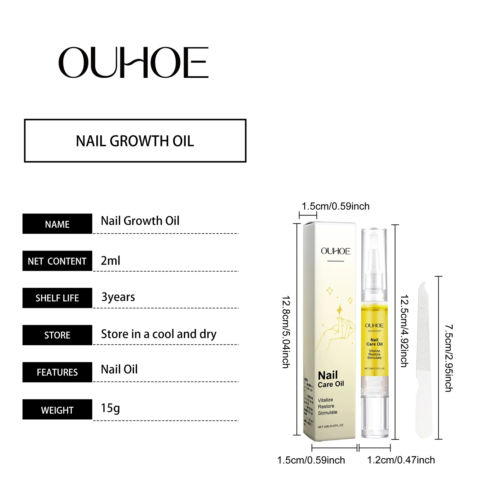 Nail Growth Oil Repairing Nail Care Treatment Kit with Cuticle Nourishment and Gloss Enhancement 1 nail growth oil repairing care treatment kit cih 6rykz9ut desc 1