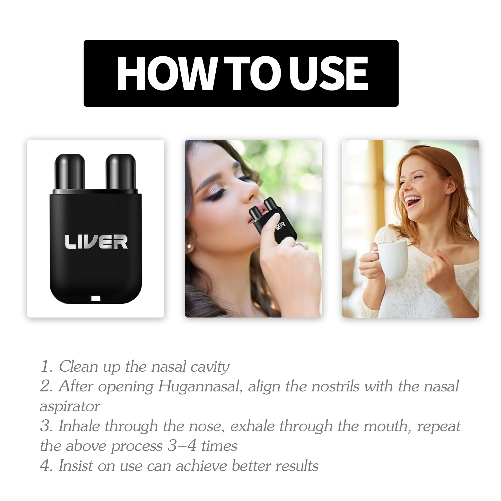 OUHOE Nasal Aspirator Cleanse Lungs Relieve Congestion Herbal Repair 8 nasal aspirator herbal cleanser cih 65dewzmv desc 8