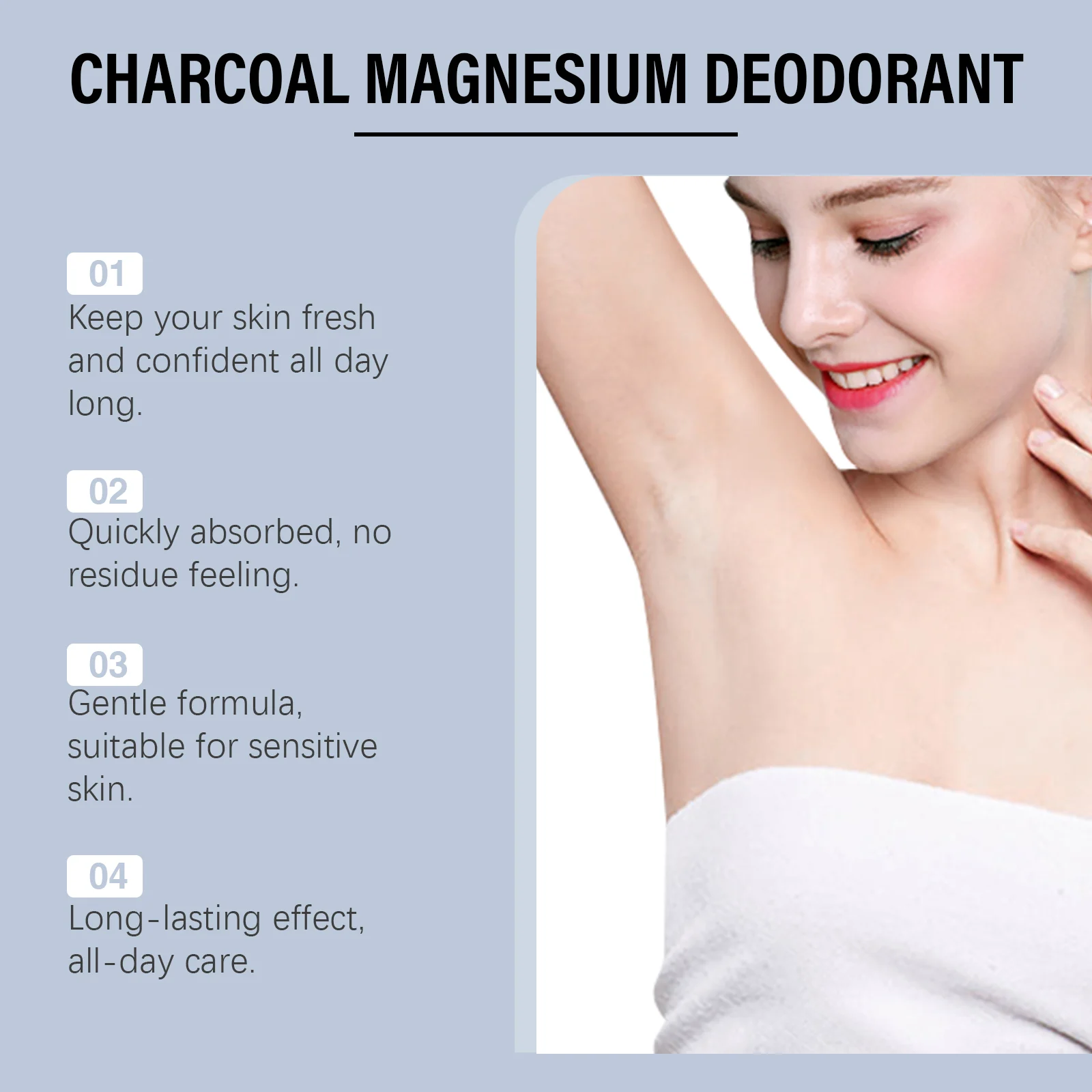 Natural Deodorant Stick for Men & Women, Gentle Odor Control, 48-Hour Protection, Sensitive Skin 5 natural deodorant stick 40g sensitive skin cih 28x4dewv desc 5