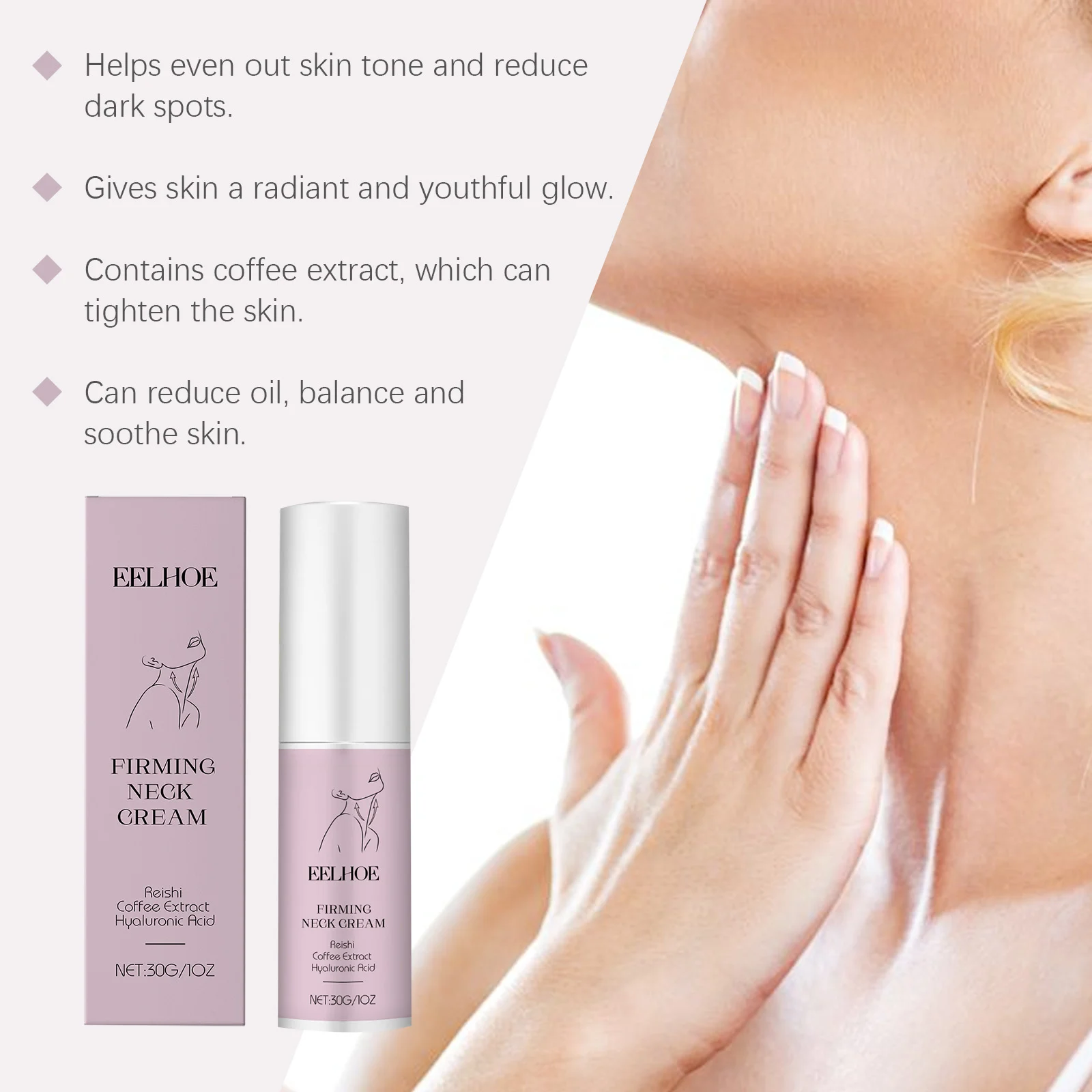 Neck Firming Cream 30g - Hydrates, Tightens & Reduces Wrinkles 7 neck firming cream 30g cih 75a9rf38 desc 7