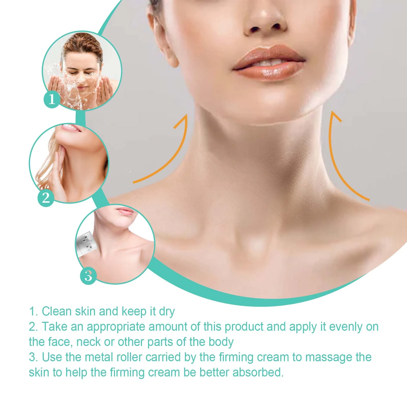 Hoygi Neck Firming Cream Reduce Neck Wrinkles Hydrate Rejuvenate Skin Tightening 4 neck firming cream cih jgznx4fs desc 4