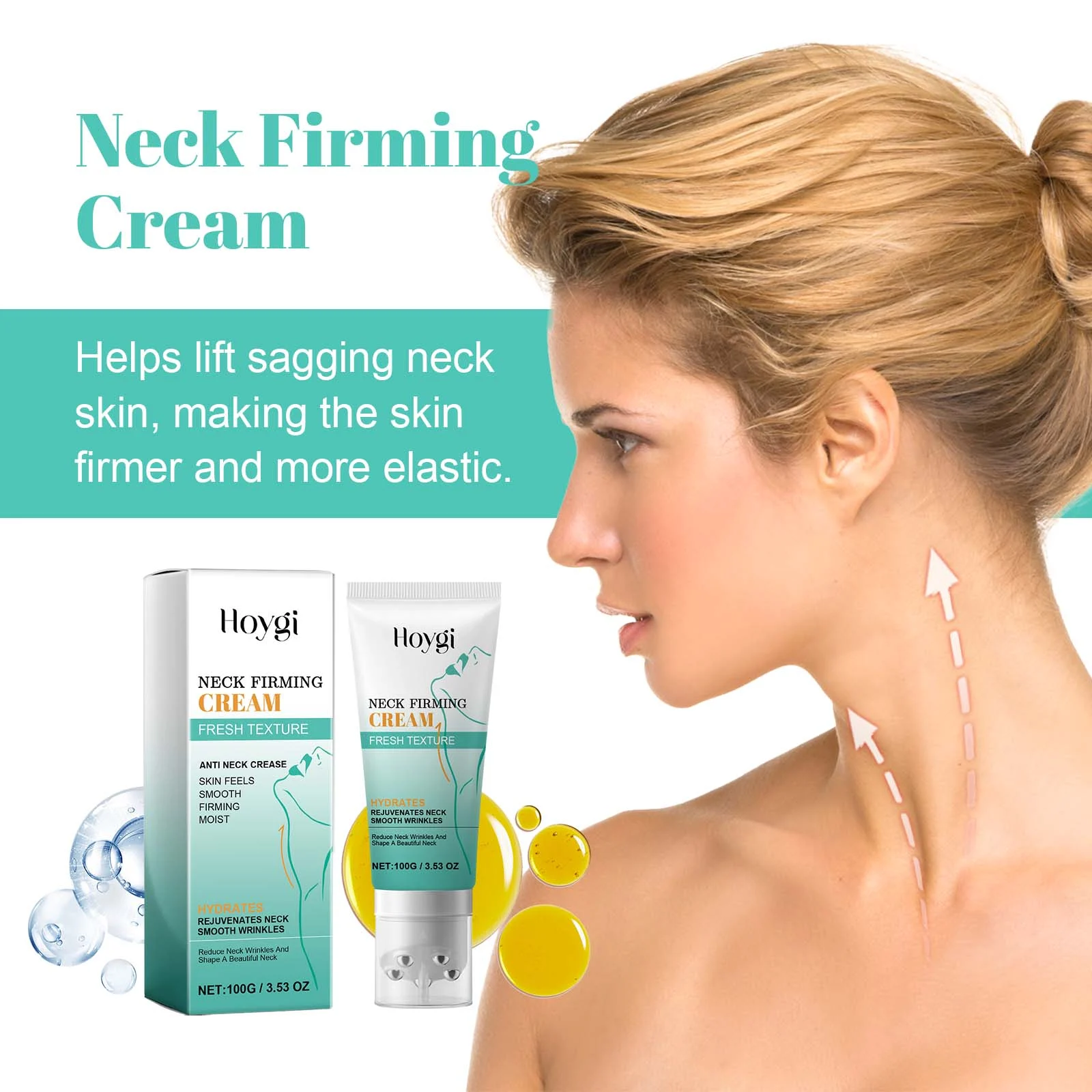 Hoygi Neck Firming Cream Reduce Neck Wrinkles Hydrate Rejuvenate Skin Tightening 7 neck firming cream cih jgznx4fs desc 7