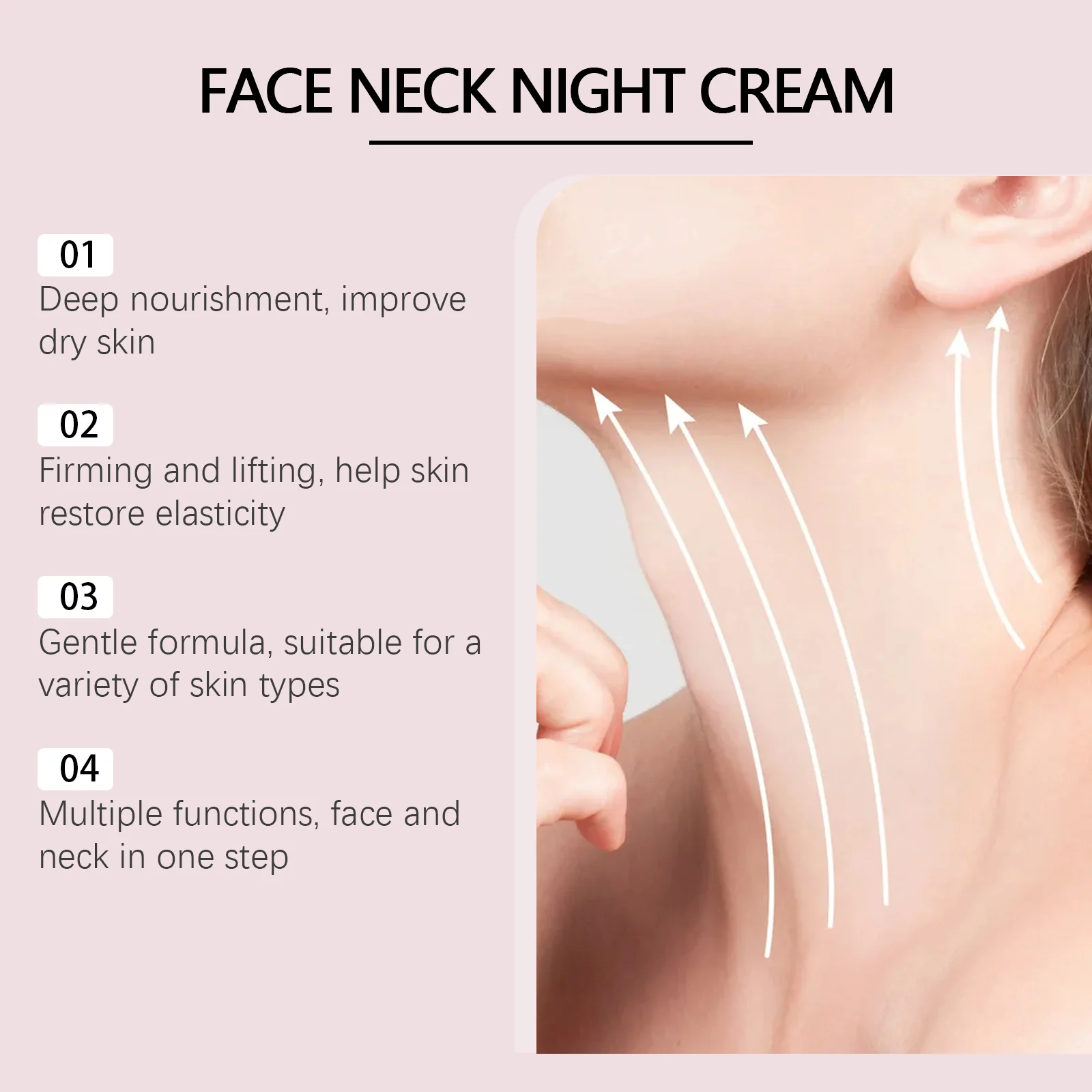 Neck Firming Cream Deep Nourishment Moisturizer for Face and Neck 50g 10 neck firming cream deep nourishment moisturizer 50g cih w85yrnct desc 10