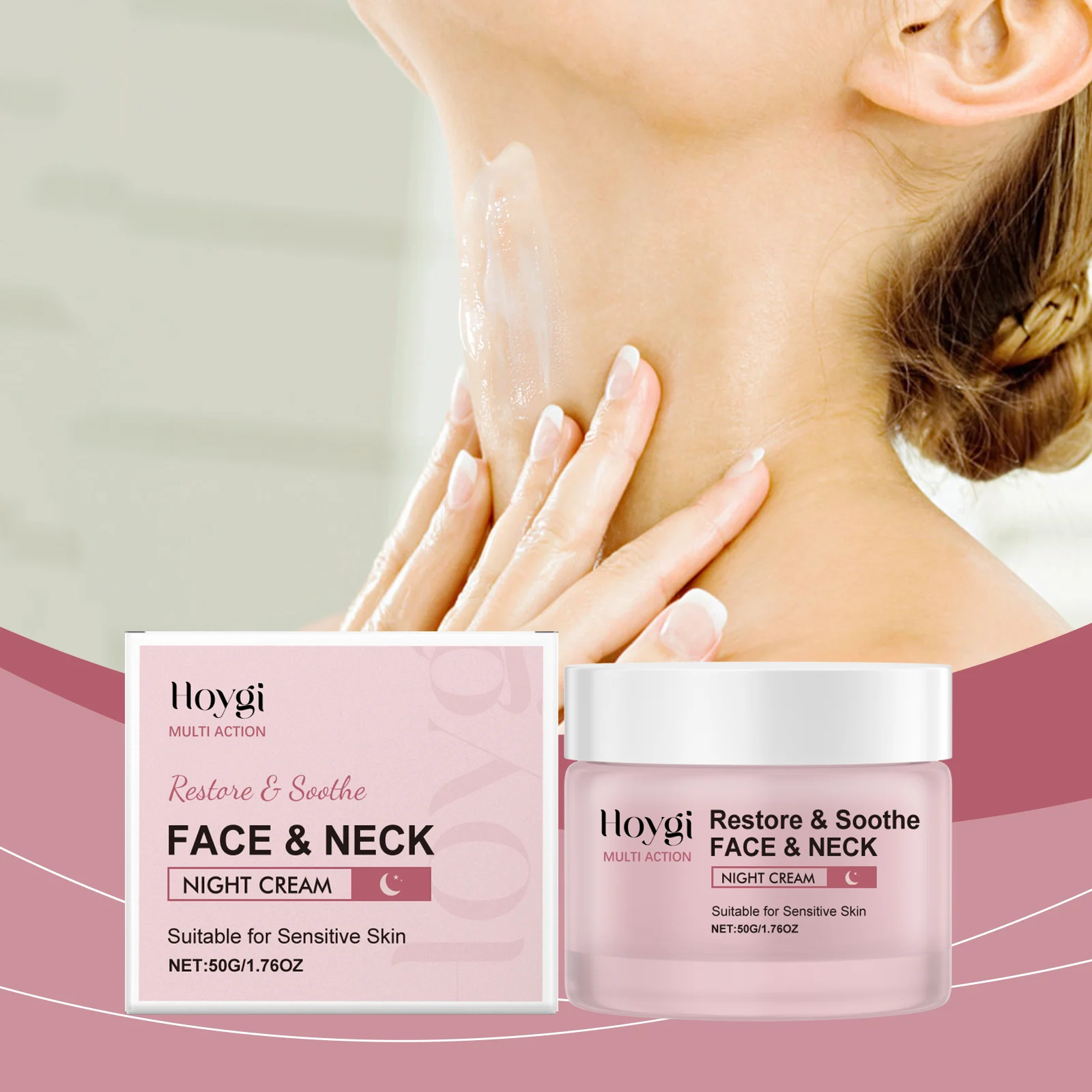 Neck Firming Cream Deep Nourishment Moisturizer for Face and Neck 50g 2 neck firming cream deep nourishment moisturizer 50g cih w85yrnct desc 2