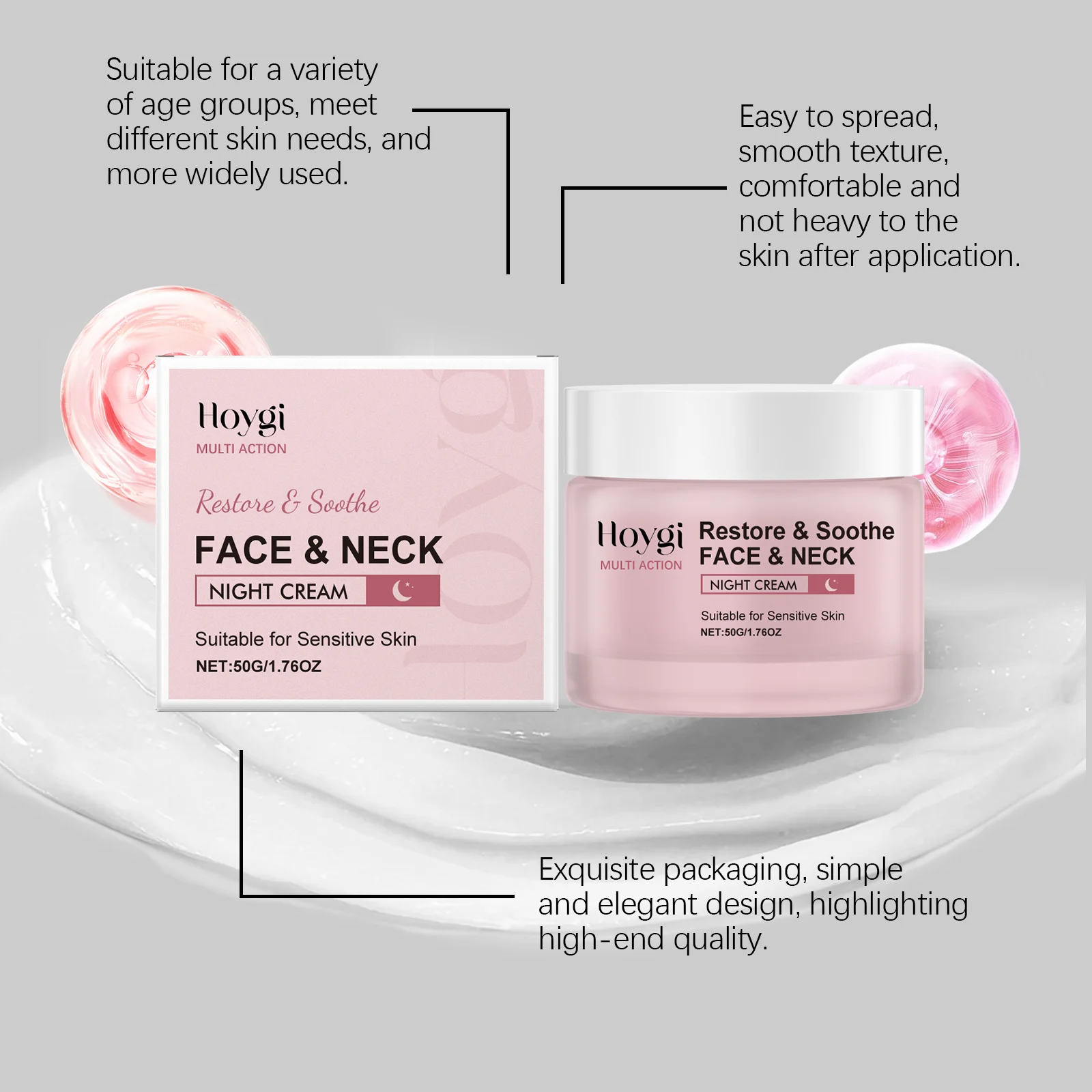 Neck Firming Cream Deep Nourishment Moisturizer for Face and Neck 50g 7 neck firming cream deep nourishment moisturizer 50g cih w85yrnct desc 7