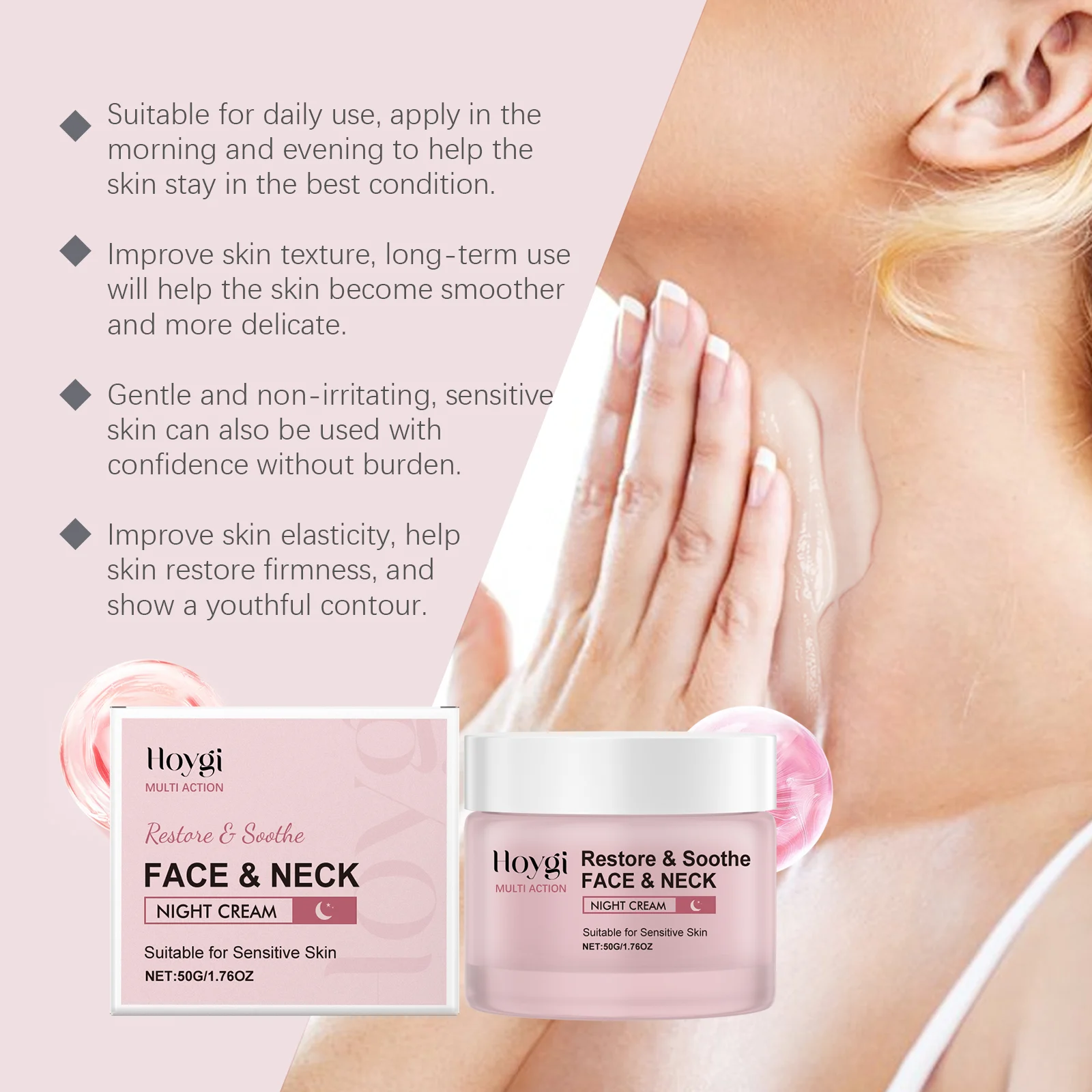 Neck Firming Cream Deep Nourishment Moisturizer for Face and Neck 50g 8 neck firming cream deep nourishment moisturizer 50g cih w85yrnct desc 8
