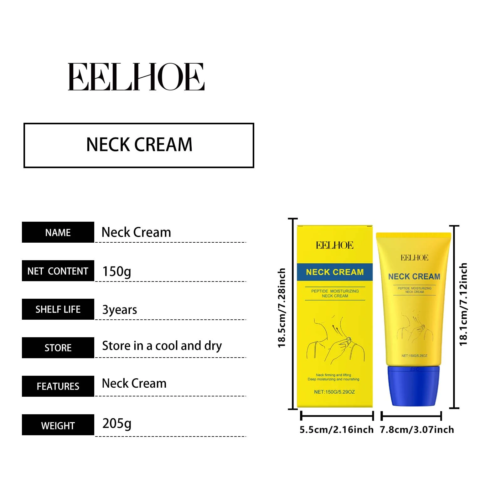Neck Firming Cream Tighten Skin Nourish Hydrate Reduce Neck Lines Lift Contour 150g 1 neck firming cream tighten skin nourish hydrate 150g cih bwgh9fev desc 1
