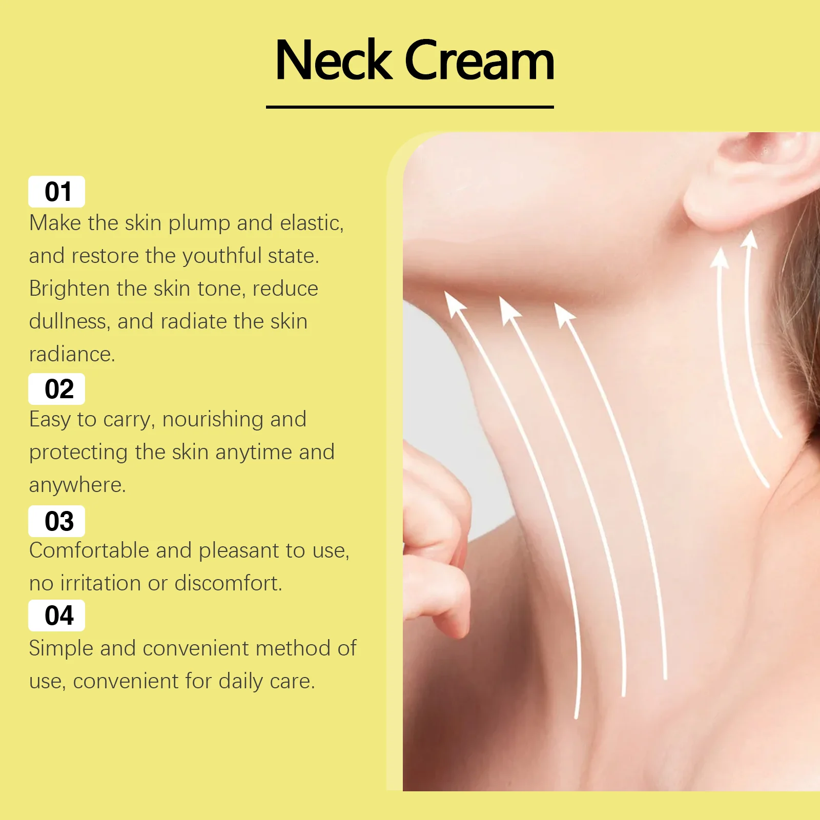 Neck Firming Cream Tighten Skin Nourish Hydrate Reduce Neck Lines Lift Contour 150g 10 neck firming cream tighten skin nourish hydrate 150g cih bwgh9fev desc 10