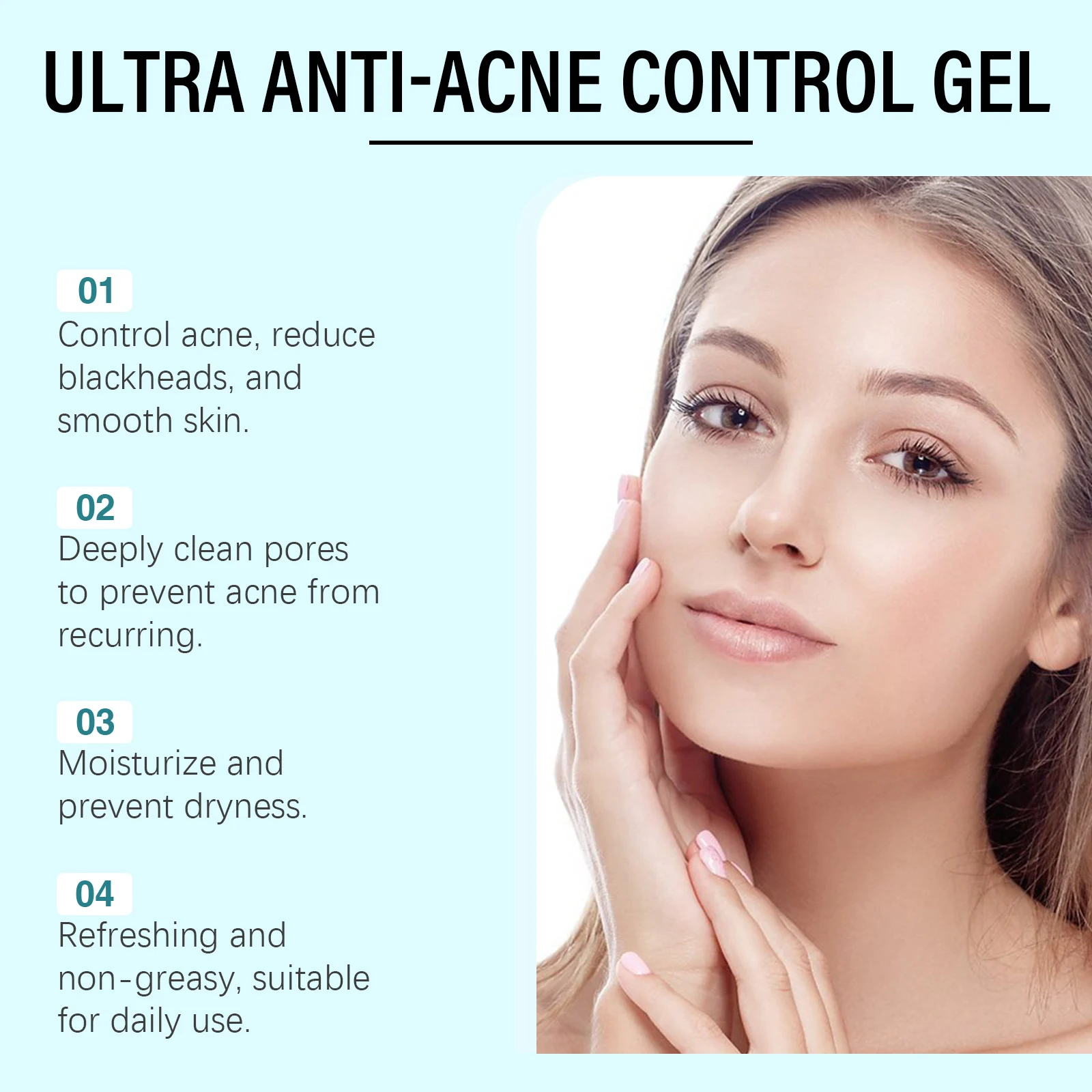 Niacinamide Acne Control Gel 20g Oil-Regulating Anti-Blemish Moisturizing Gel 5 niacinamide acne control gel 20g cih 5uauam2c desc 5