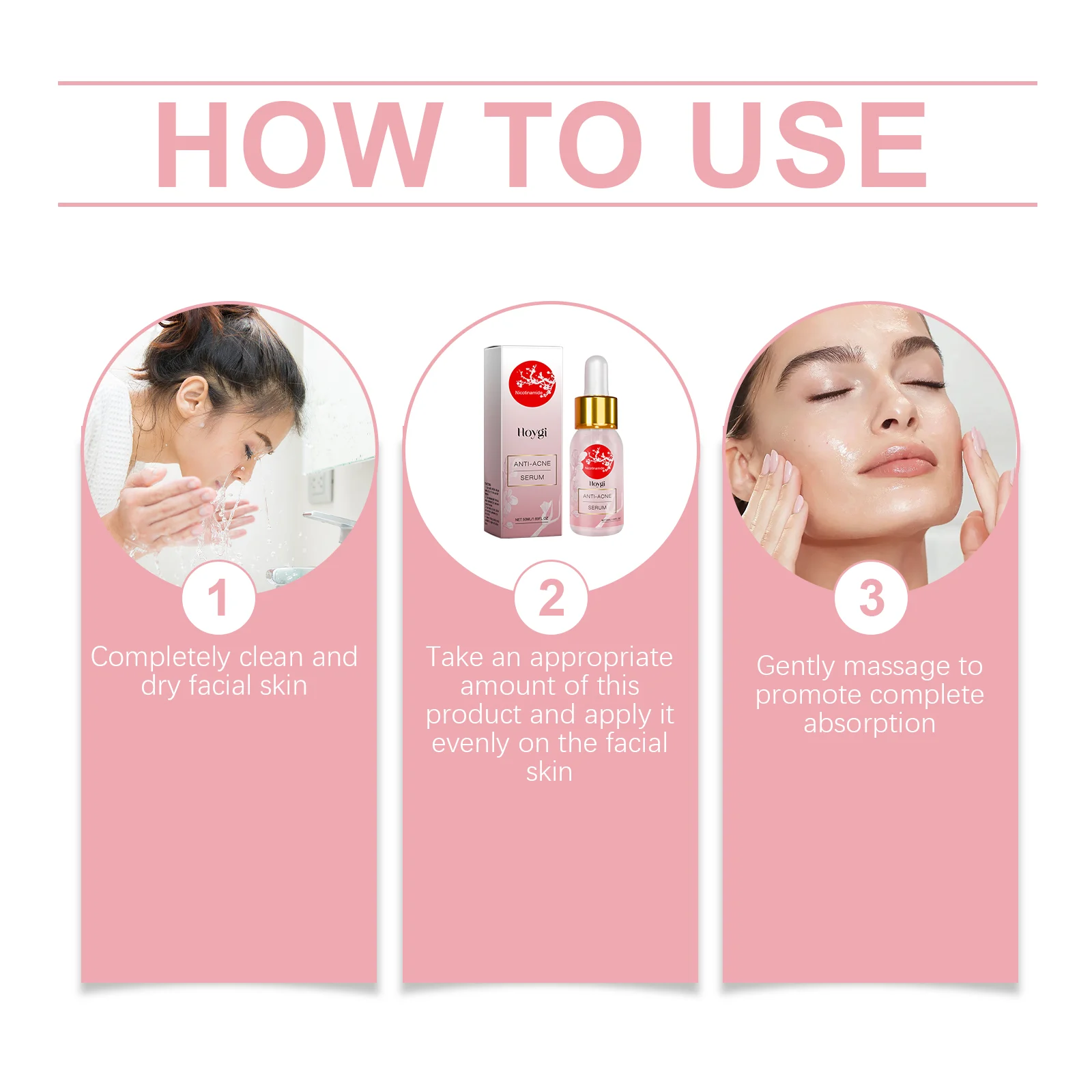 Niacinamide Anti-Acne Serum 50ml for Acne Scar Repair and Brightening 4 niacinamide anti acne serum 50ml cih 9agp5wbz desc 4