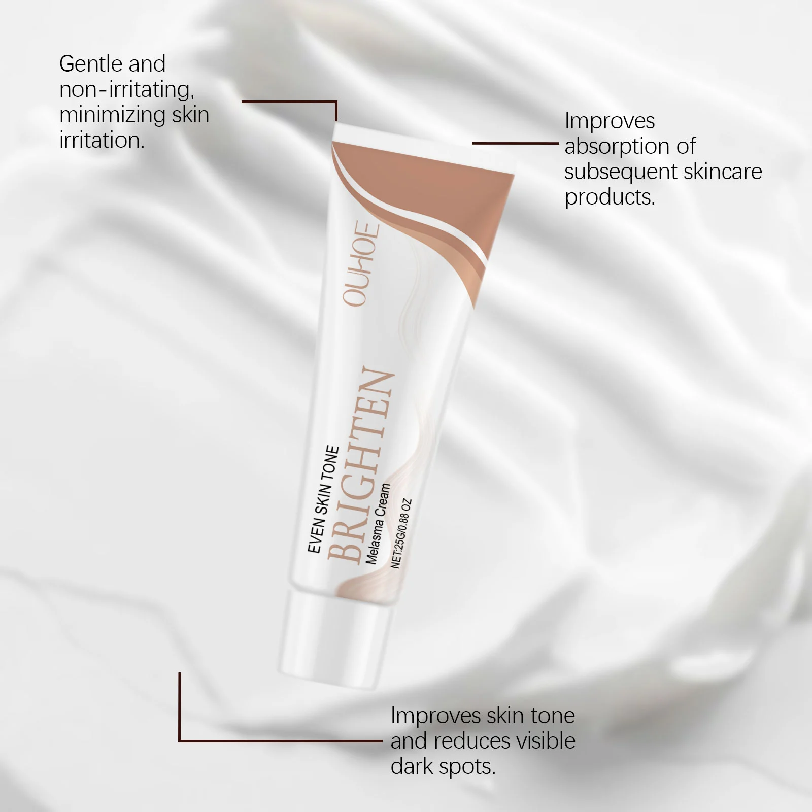 Niacinamide Brightening Cream 25g for Radiant Skin Tone, Hydration, and Smooth Texture 8 niacinamide brightening cream 25g der 35eevrbf desc 8