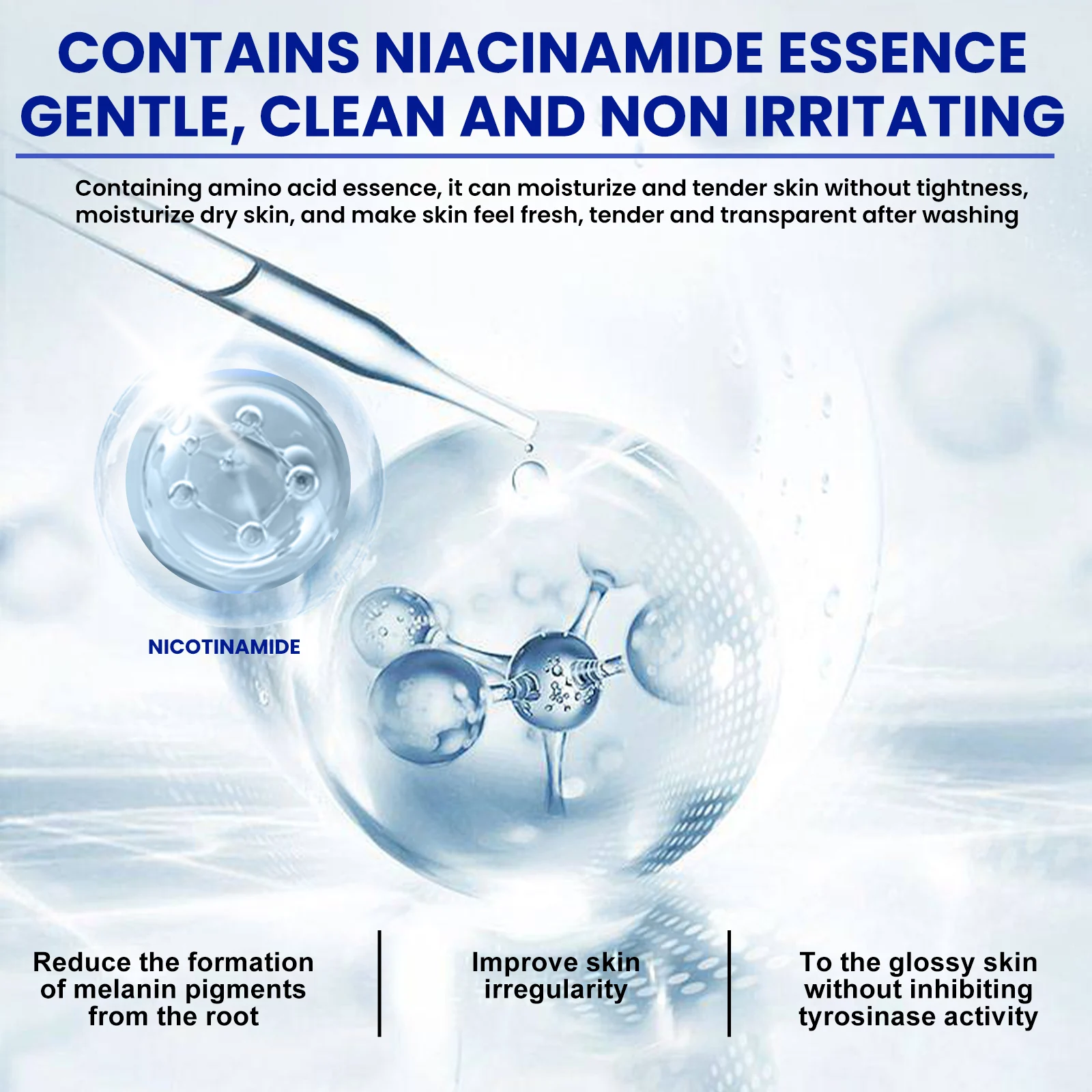 Niacinamide Face Wash 50g for Deep Cleansing, Brightening & Hydration 3 niacinamide face wash 50g cih xspxu2by desc 3