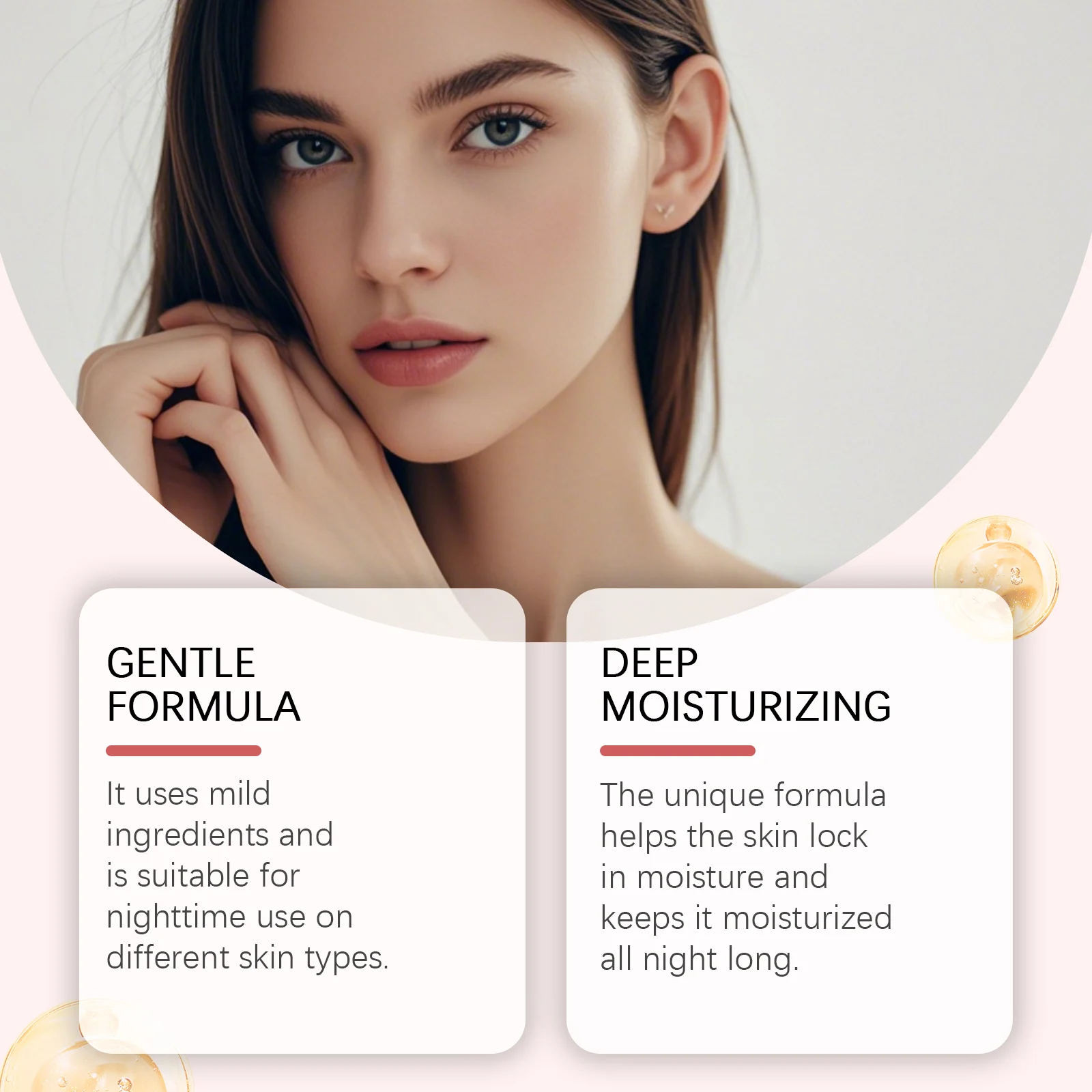OUHOE Red Smoothie Night Serum Gel with Collagen, Plumps and Hydrates Skin, 50g 8 night hydrating serum gel der byujykge desc 8