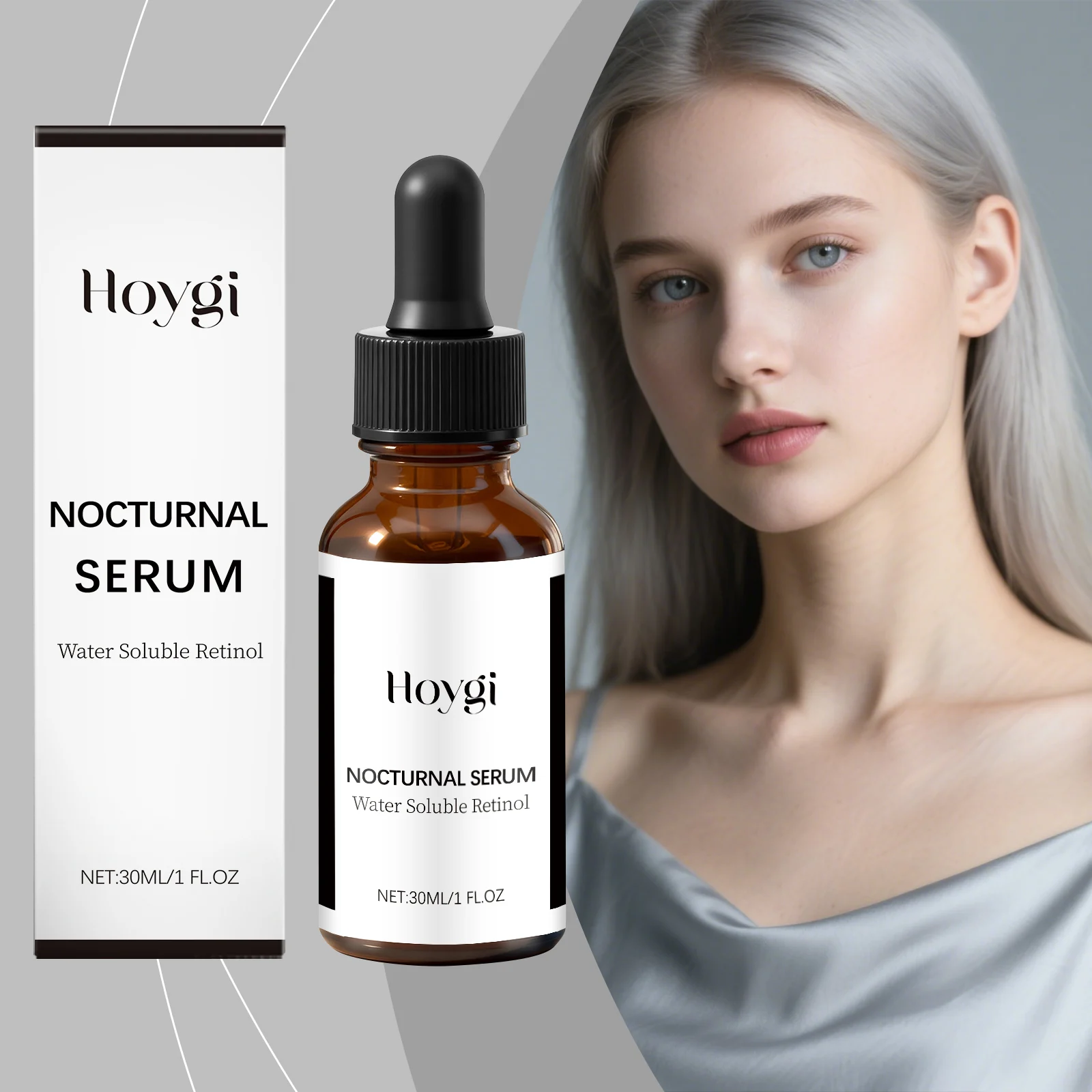 Hoygi Nocturnal Serum Retinol Night Repair Anti-Wrinkle Hydrating Moisturizer 2 night repair serum der my99k9nq desc 2