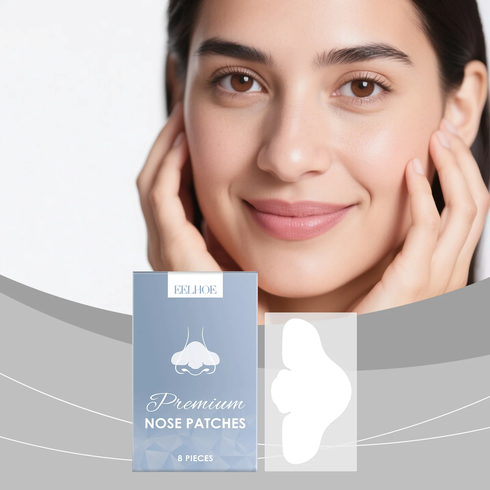 Nose Pore Cleansing Strips Blackhead Remover 8PCS Hyaluronic Acid Formula 2 nose pore cleansing strips blackhead remover 8pcs der 5tywgsv8 desc 2