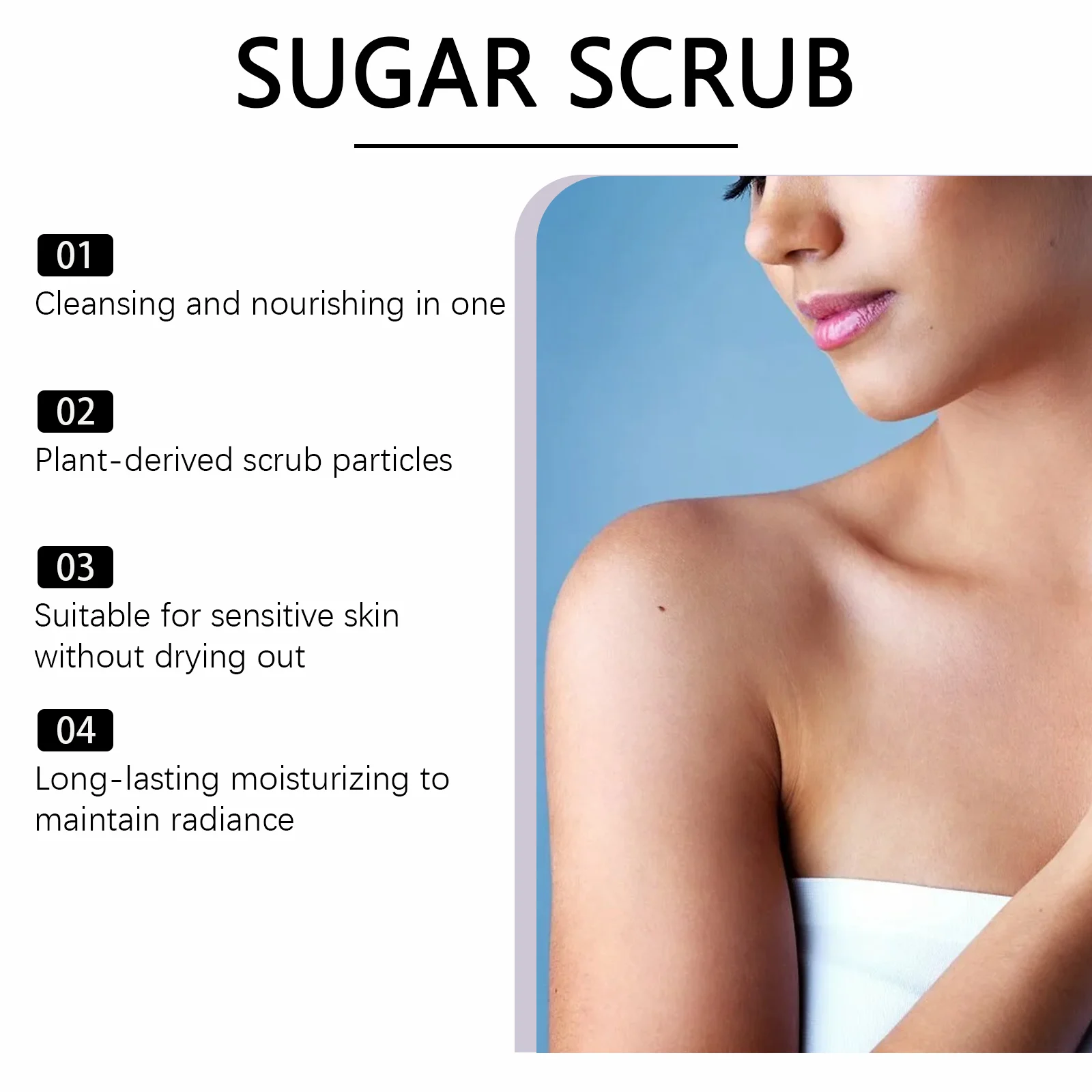 Nourishing Scrub 2-in-1 Exfoliating Cleanser with Plant Particles for Face & Body 114g 10 nourishing scrub exfoliating cleanser face body cih 576mv6nm desc 10