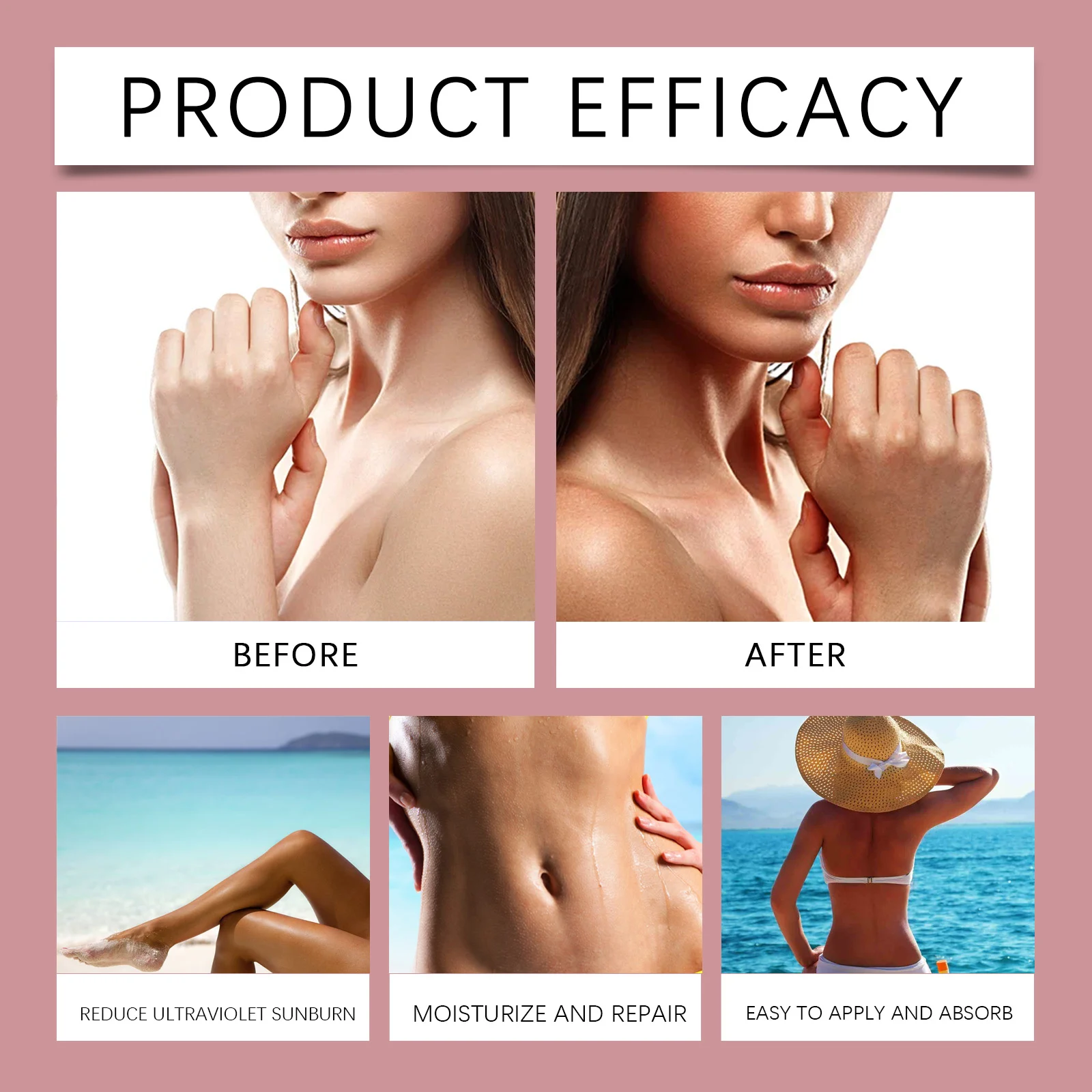 Tanning Gel for Deep Bronze Tan & Skin Repair, Nourishing & Moisturizing, 150g 9 ocean aura tanning gel bronze skin repair 150g cih evpty7f9 desc 9