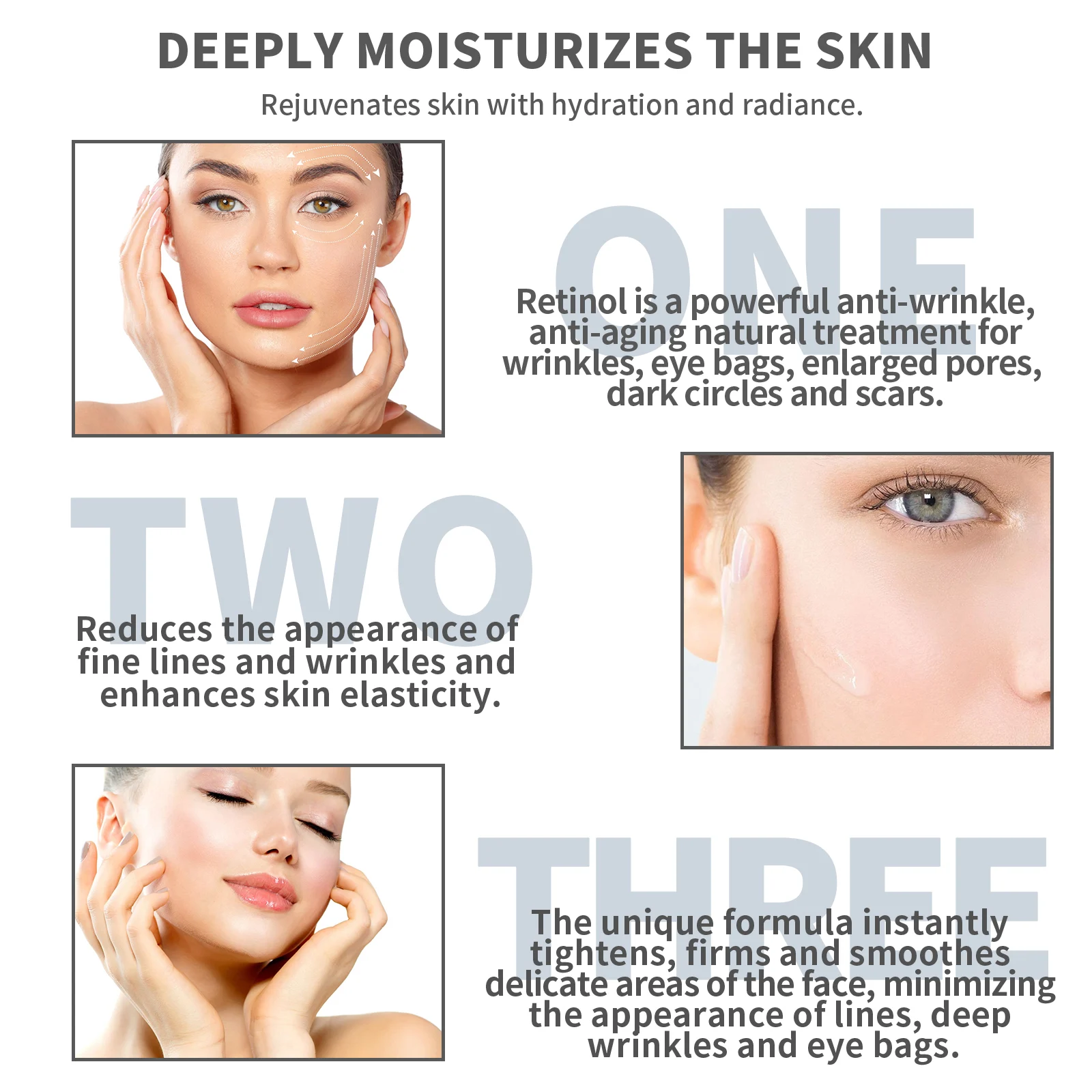 Oligopeptide Face Serum 15ml for Deep Hydration, Wrinkle Reduction & Skin Firming 5 oligopeptide face serum 15ml cih rueq4fkm desc 5