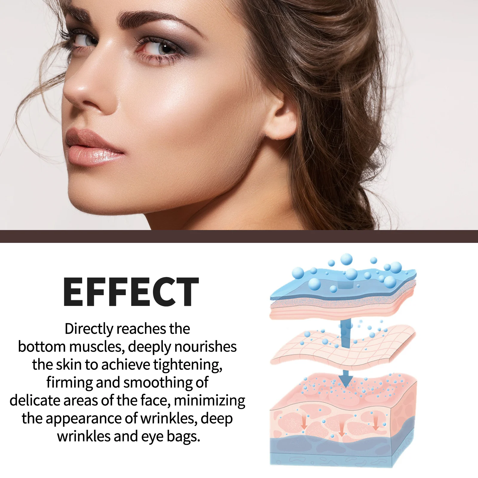 Oligopeptide Face Serum 15ml for Deep Hydration, Wrinkle Reduction & Skin Firming 8 oligopeptide face serum 15ml cih rueq4fkm desc 8