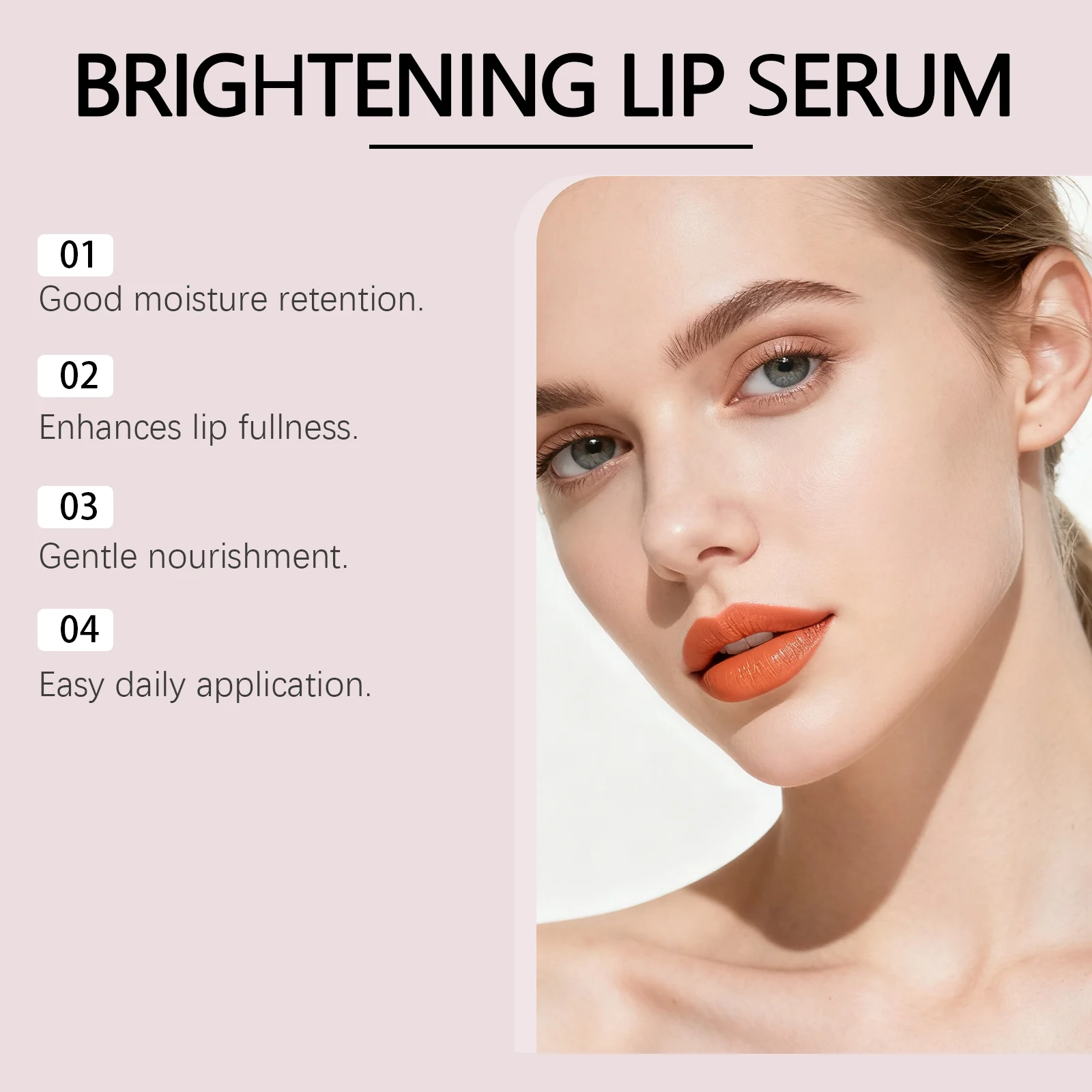 Orange Lip Serum 6.5g Plumping Hydration Brightening Nourishing Lip Treatment 10 orange lip serum 6 5g plumping hydration brightening der fvdv5v6g desc 10