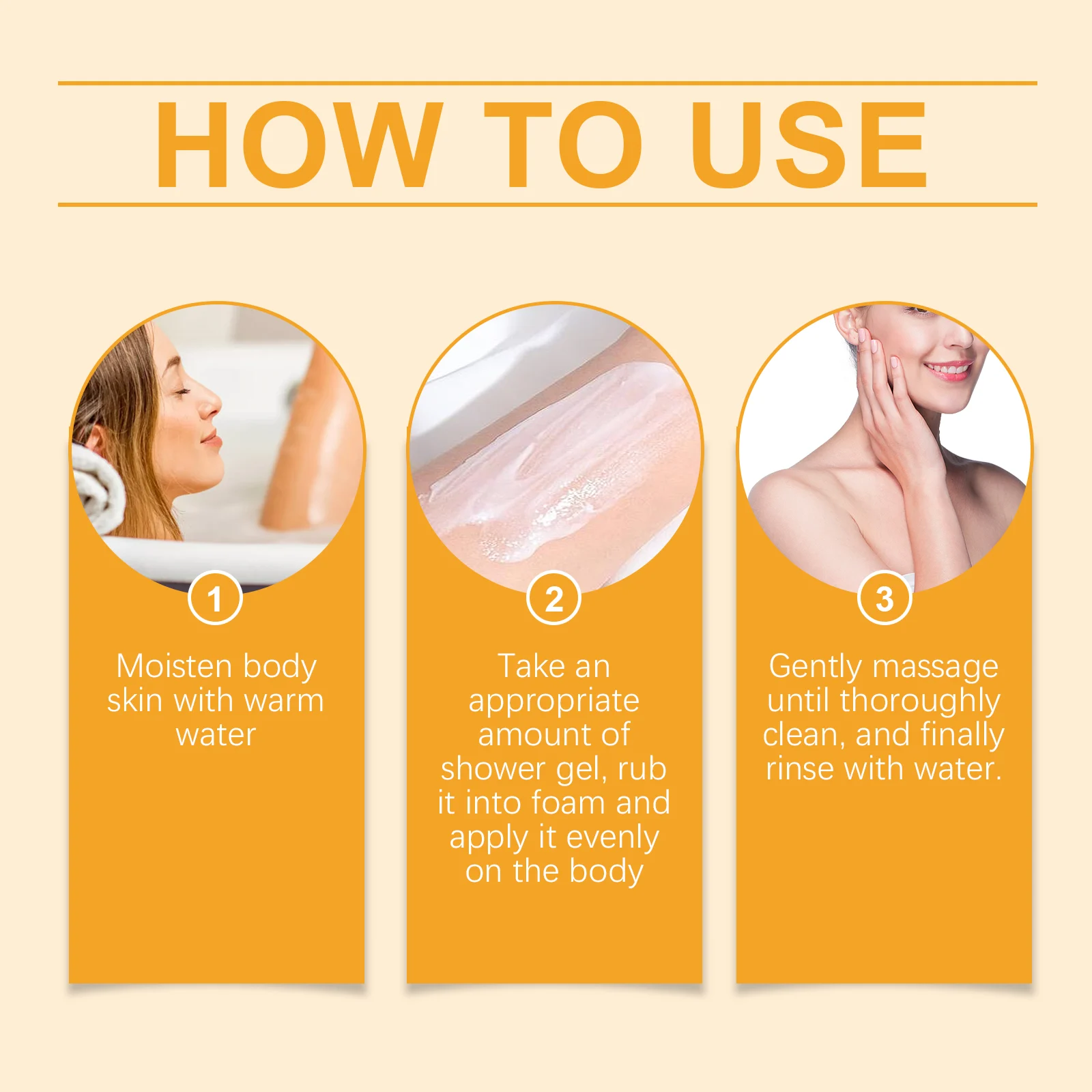 Orange Moisturizing Body Wash 100g with Shea Butter & Niacinamide for Dry Skin 4 orange moisturizing body wash 100g cih fjp4aphk desc 4
