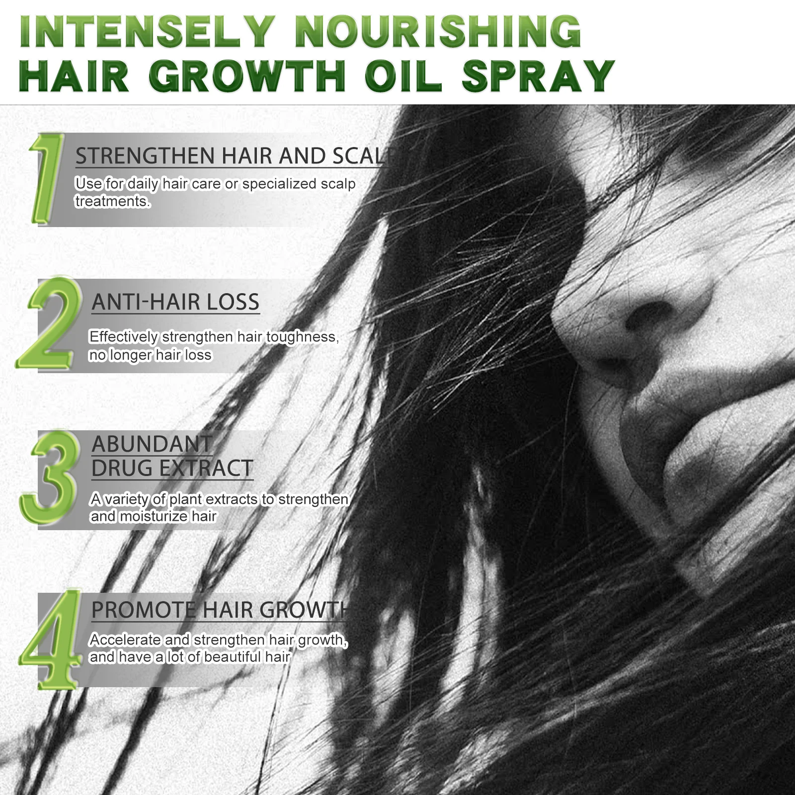 Herbal Hair Growth Serum 20ml for Thicker Stronger Hair with Ginseng & He Shou Wu 4 ouhoe herbal hair growth serum 20ml cih te5g74ya desc 4