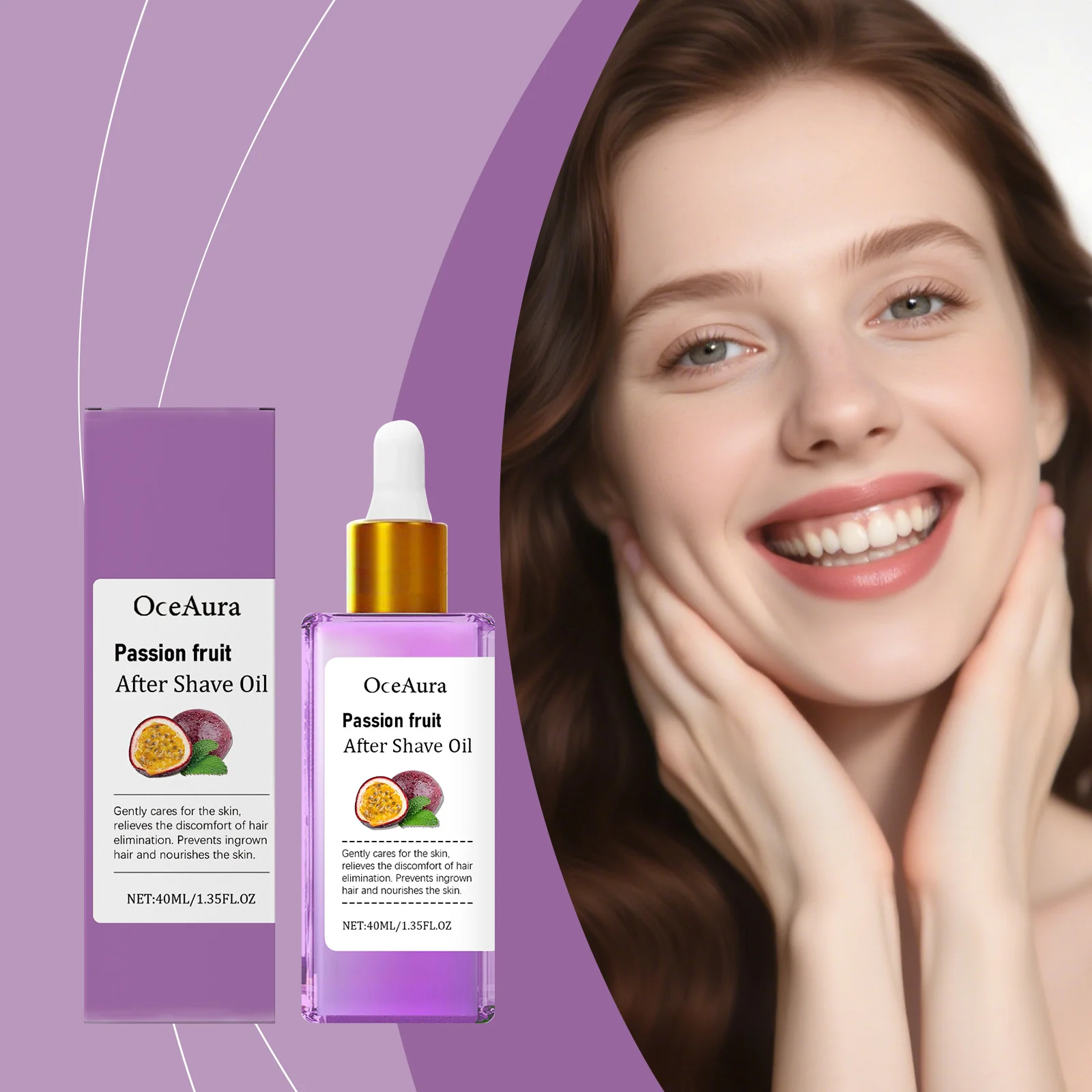 Passion Fruit After Hair Removal Oil 40ml for Soothing Skin & Preventing Ingrown Hairs 2 passion fruit after hair removal oil 40ml der r4fnn4qb desc 2