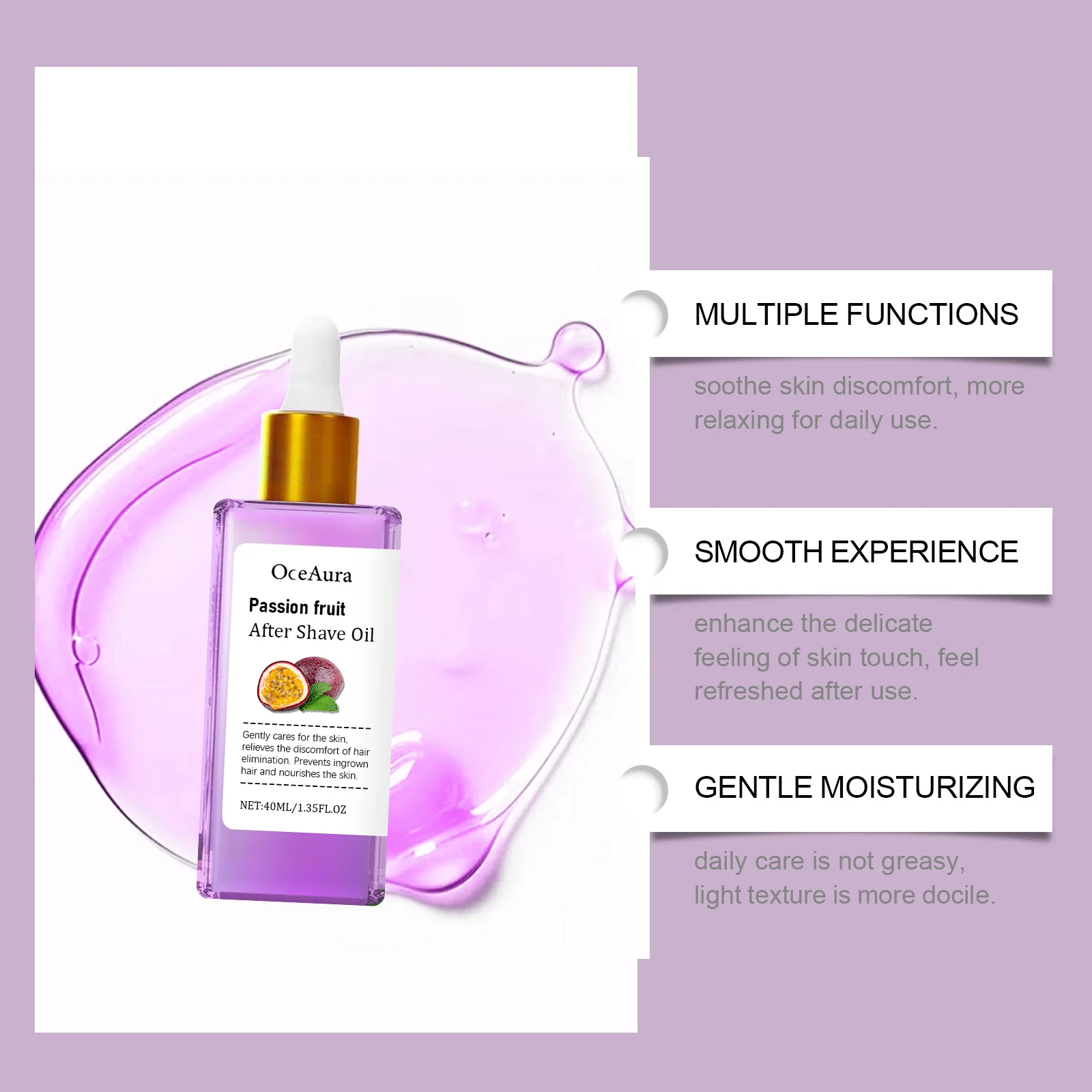 Passion Fruit After Hair Removal Oil 40ml for Soothing Skin & Preventing Ingrown Hairs 5 passion fruit after hair removal oil 40ml der r4fnn4qb desc 5