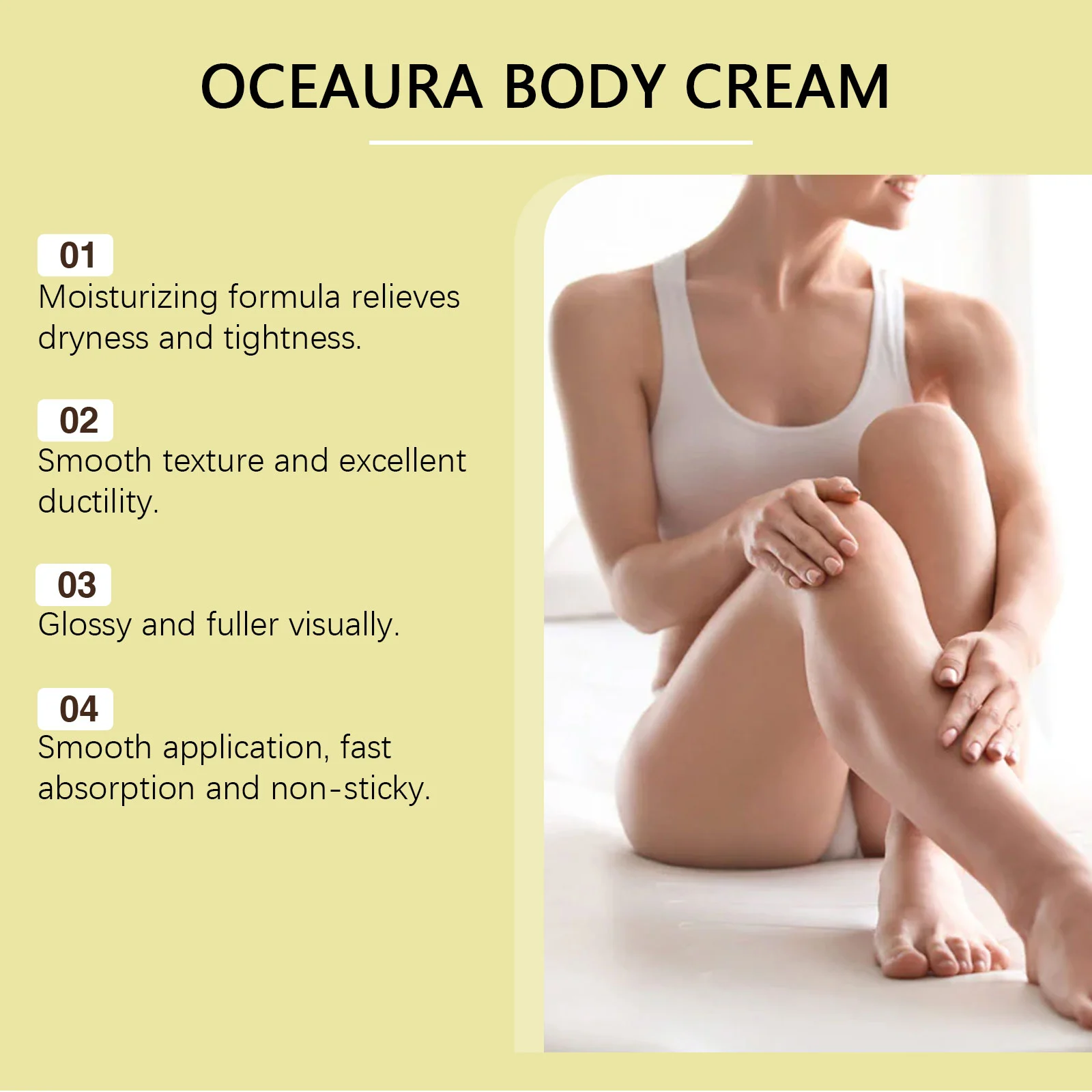OceAura Body Butter Cream Moisturizes Hydrates Nourishes with Peach Extract Shea Butter 5 peach shea butter body cream cih fad279ww desc 5