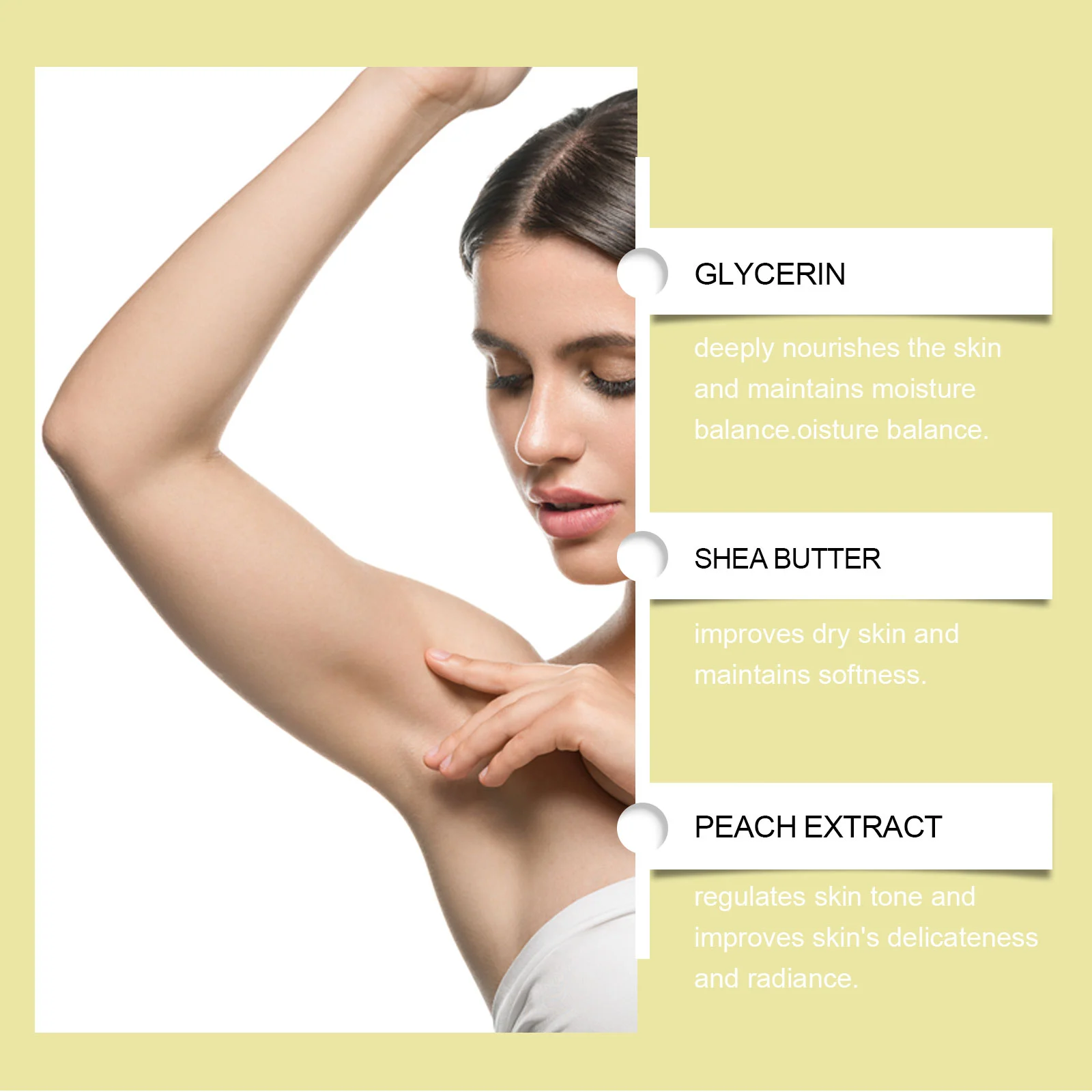 OceAura Body Butter Cream Moisturizes Hydrates Nourishes with Peach Extract Shea Butter 7 peach shea butter body cream cih fad279ww desc 7