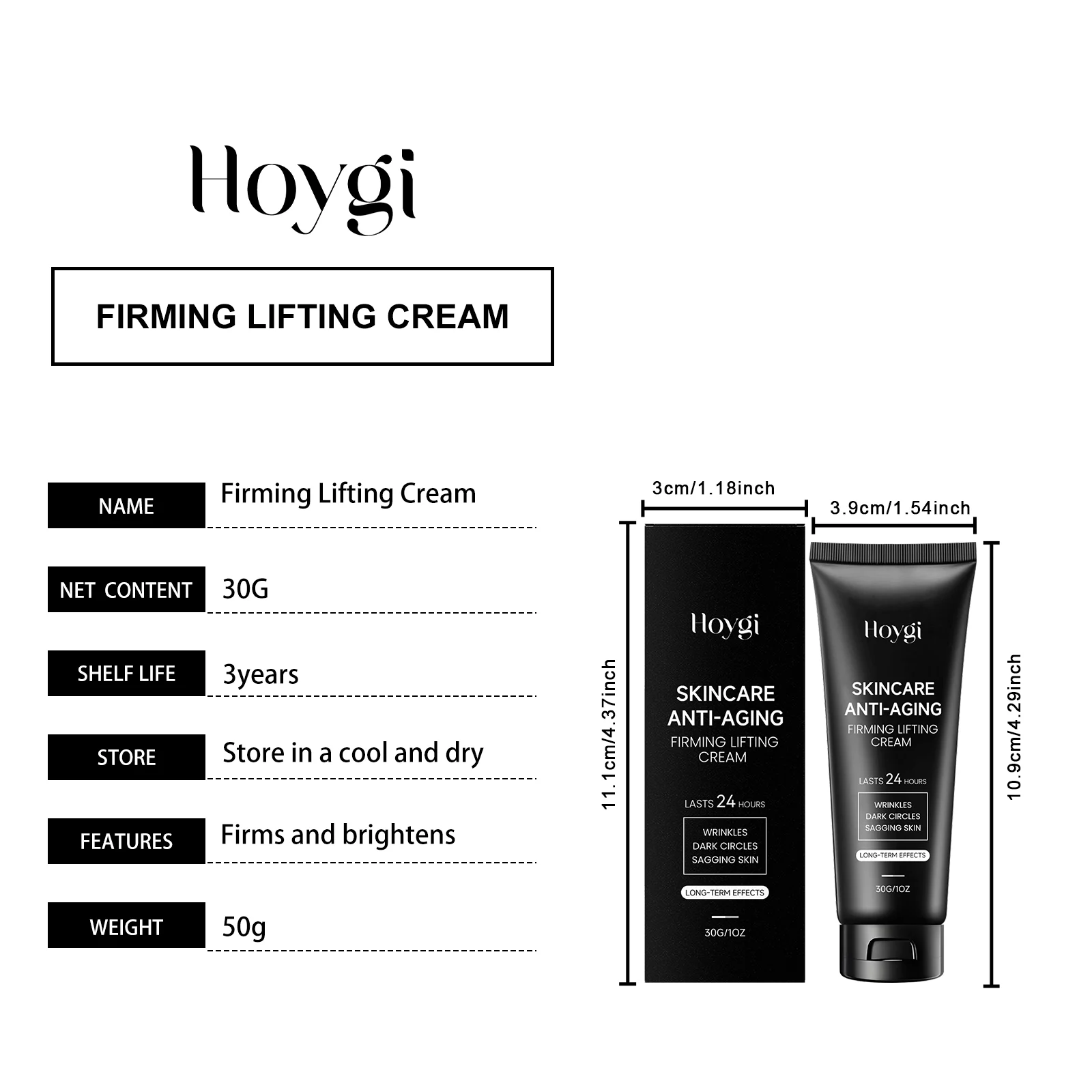 Peptide Moisturizing Cream 30g for Firmer, Brighter, and Hydrated Facial Skin 1 peptide moisturizing cream 30g cih wpyggdwr desc 1