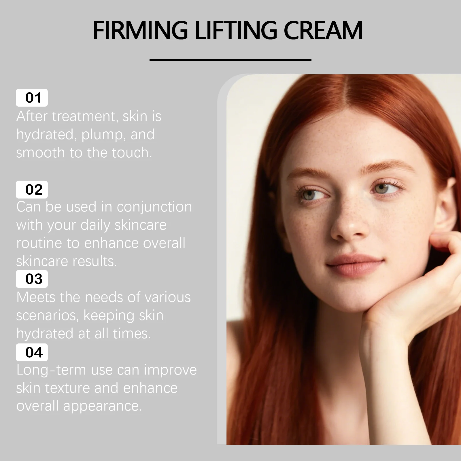 Peptide Moisturizing Cream 30g for Firmer, Brighter, and Hydrated Facial Skin 7 peptide moisturizing cream 30g cih wpyggdwr desc 7