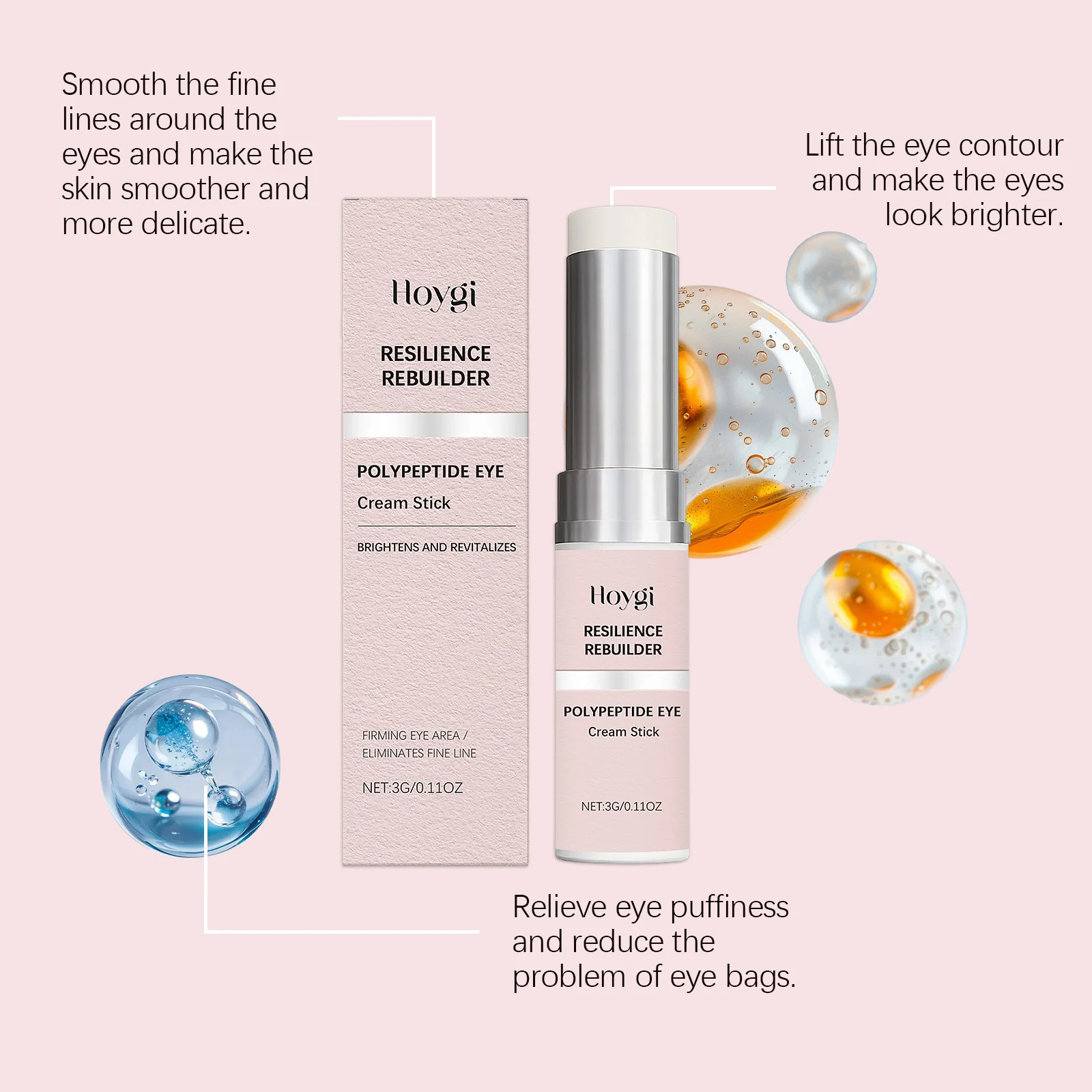 Hoygi Polypeptide Eye Cream Stick Brightens Revitalizes Firmer Skin 6 polypeptide eye cream stick cih 6z27nchm desc 6