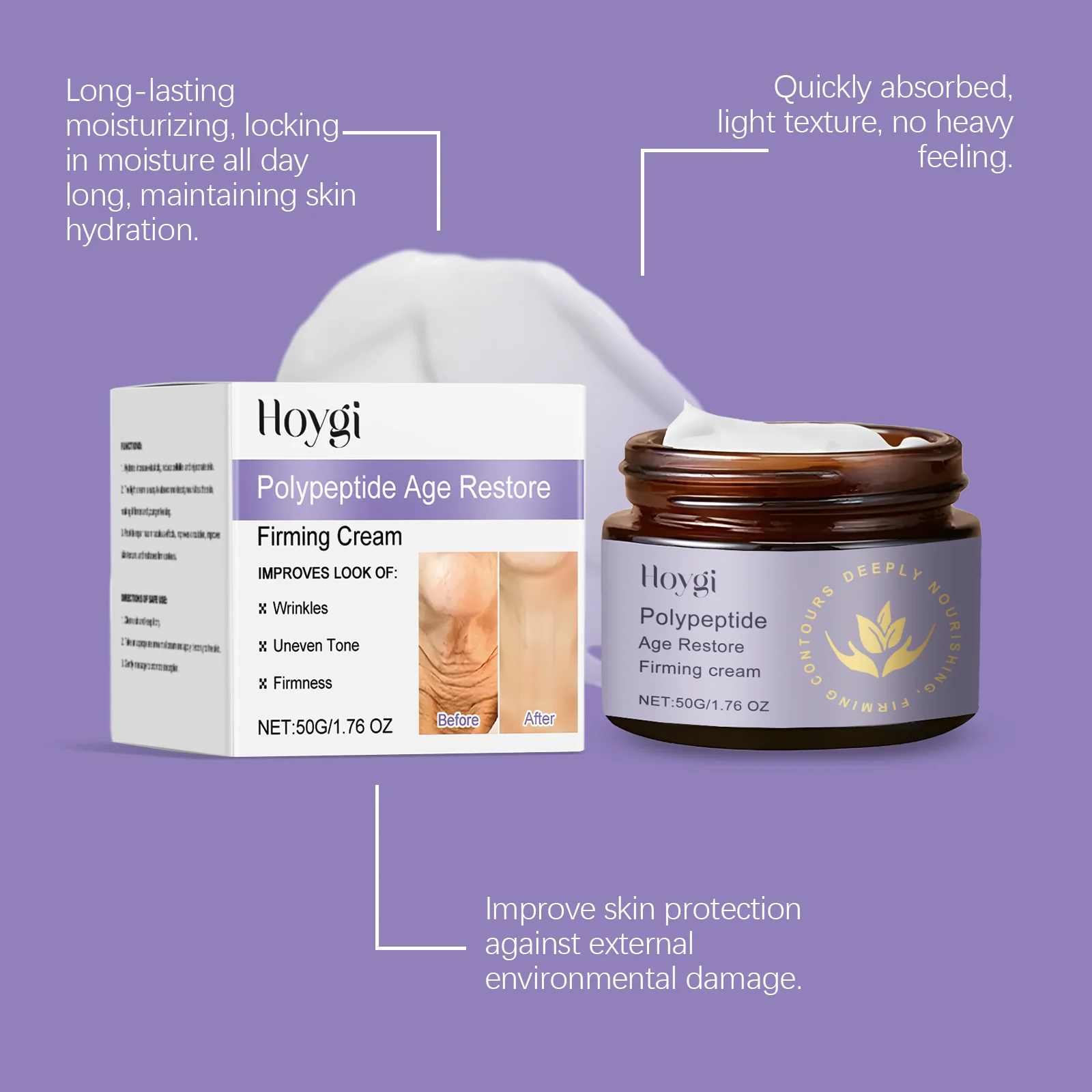 Polypeptide Firming Cream 50g Anti-Aging Moisturizer for Wrinkles & Elasticity 7 polypeptide firming cream 50g cih 4mfqzjnk desc 7