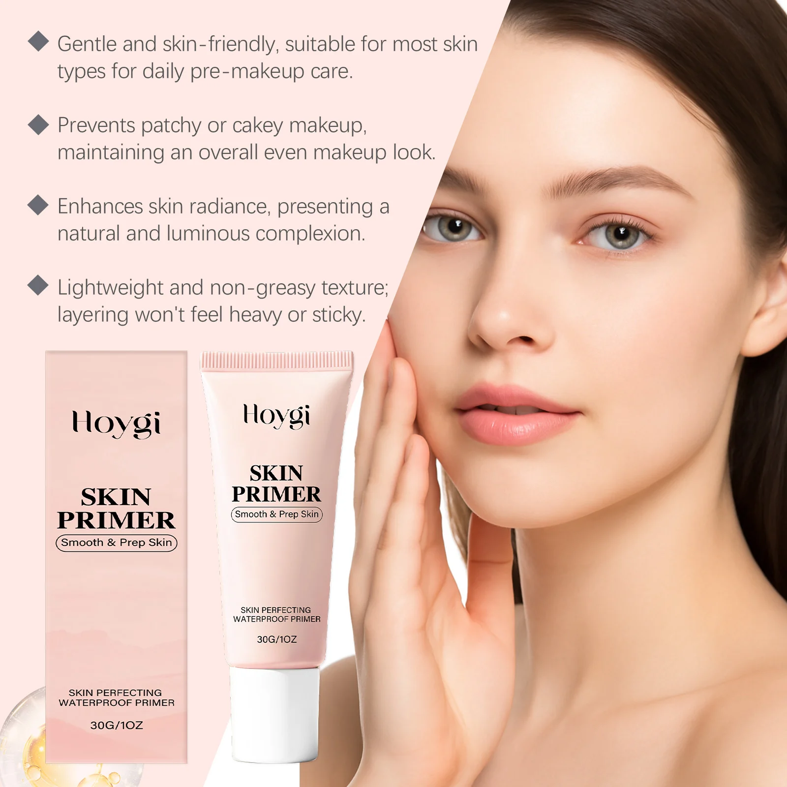 Pore Invisible Primer 30g Lightweight Hydrating Face Makeup Base for Long-Lasting Smooth Finish 8 pore invisible primer 30g cih e6kb7wdu desc 8