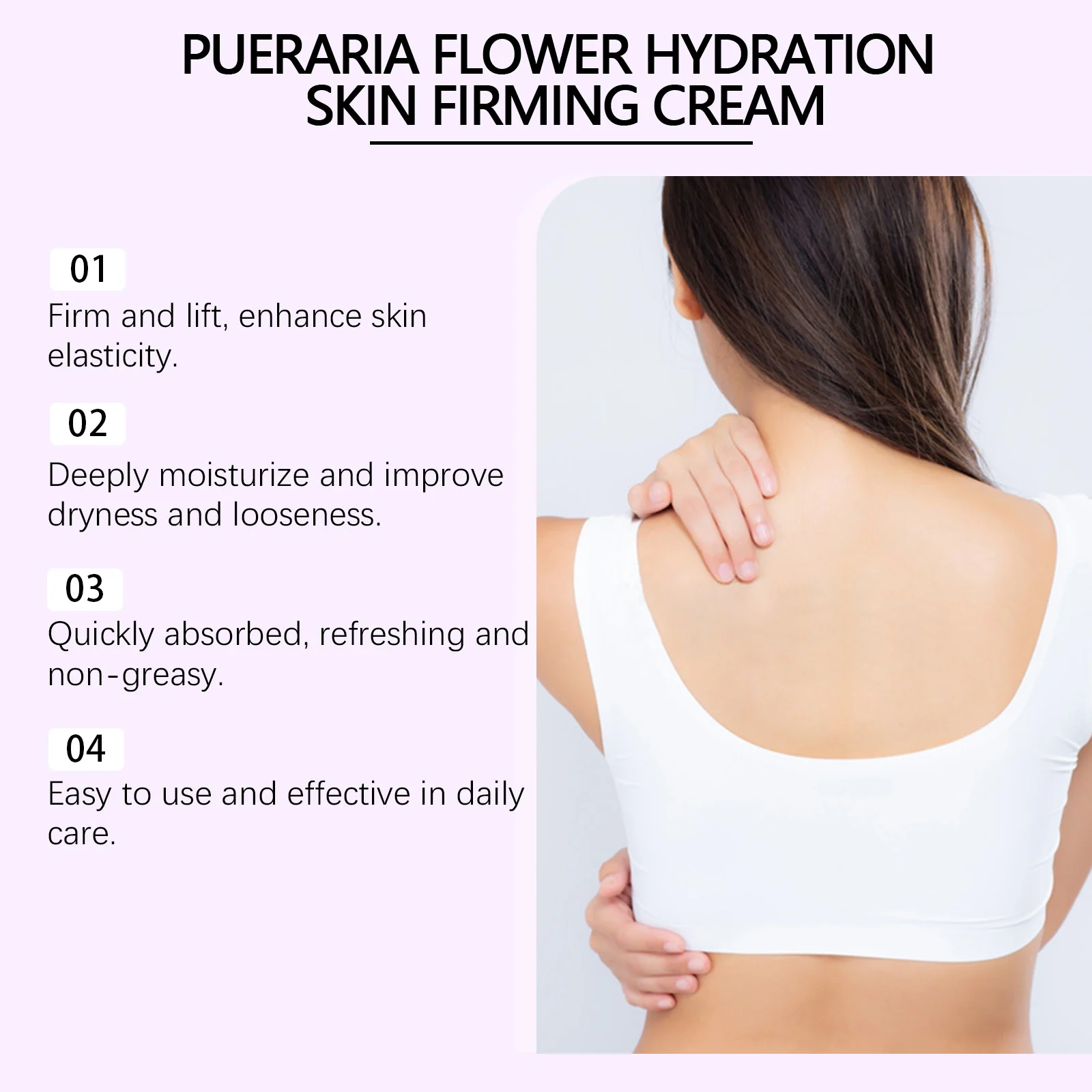 OceAura Pueraria Flower Hydration Skin Firming Cream - Moisturizing & Anti-Aging Body Cream 11 pueraria flower firming body cream cih 8e6aspfu desc 11